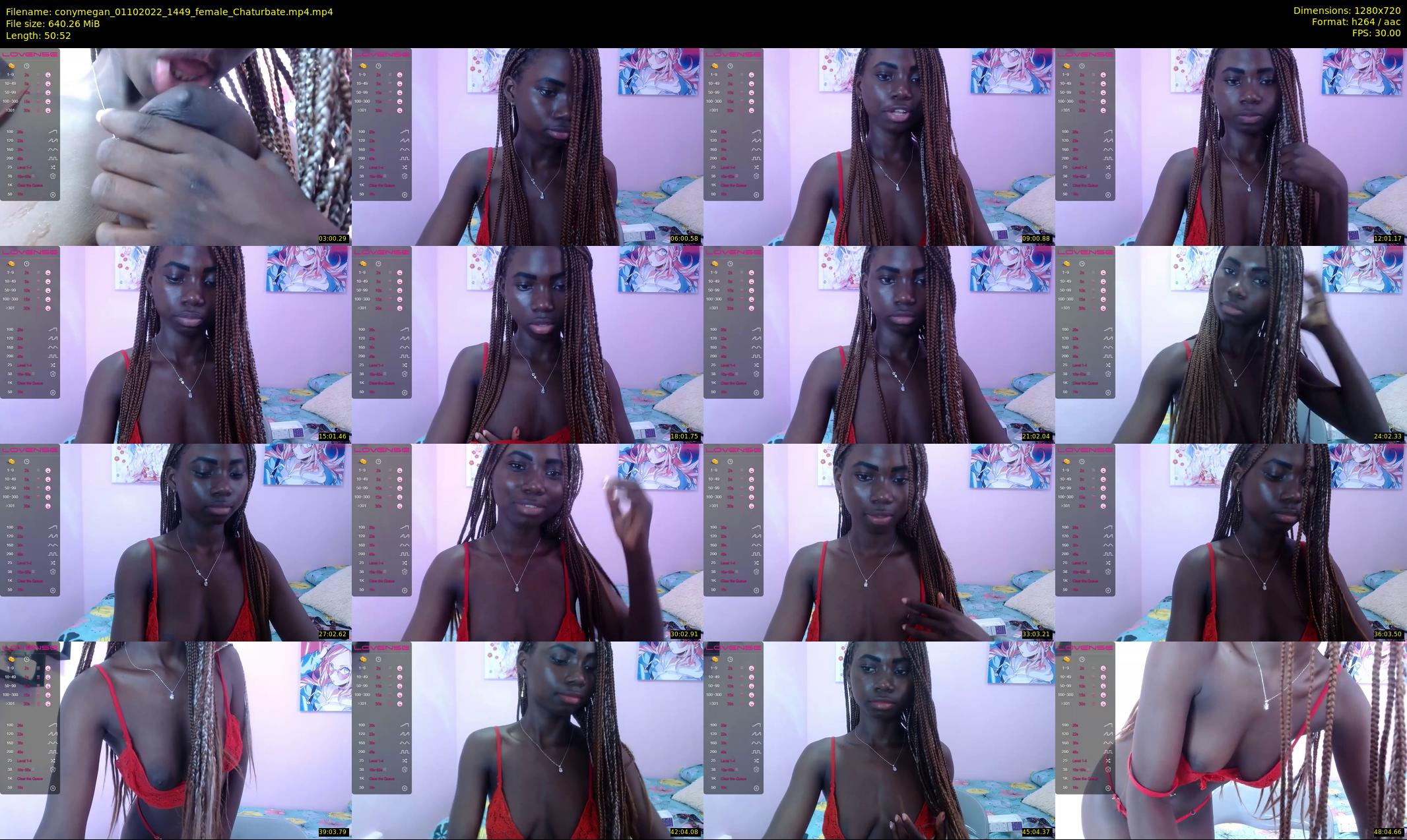 conymegan — 51 minute Chaturbate female cam show recording, 720p, Oct 1, 2022