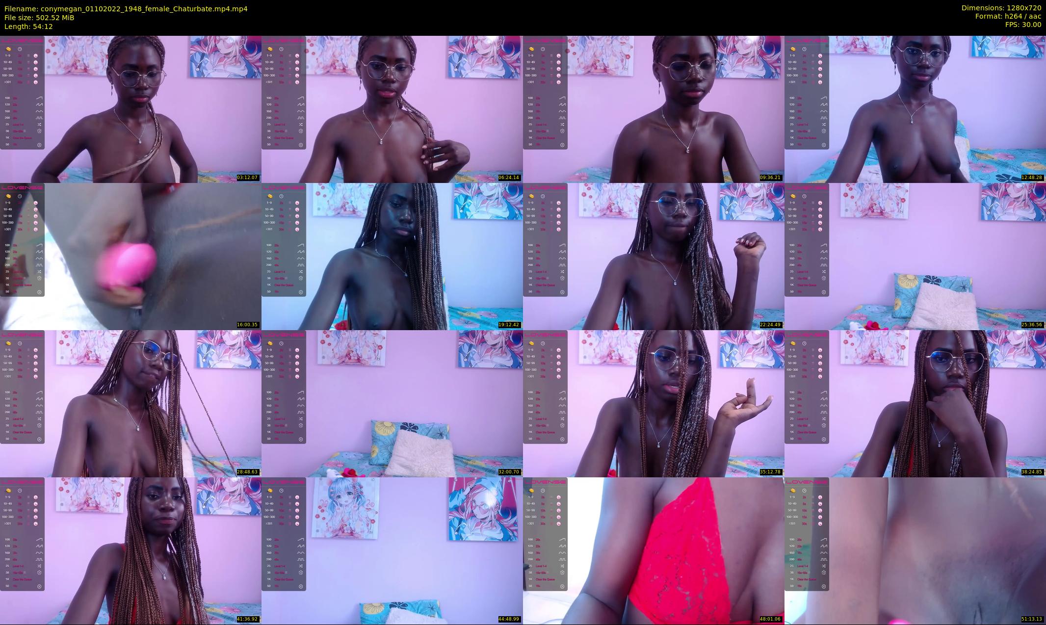 conymegan — 55 minute Chaturbate female cam show recording, 720p, Oct 1, 2022