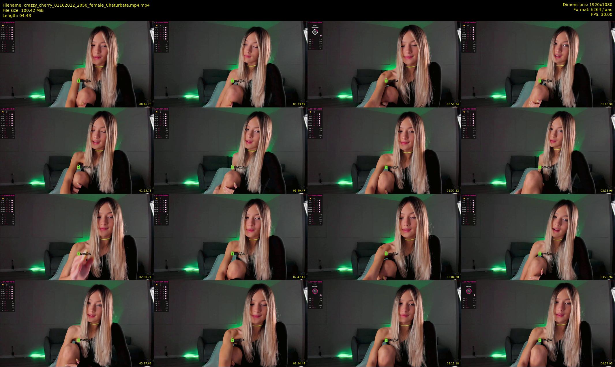 crazzy_cherry — 5 minute Chaturbate female cam show recording, 1080p, Oct 1, 2022