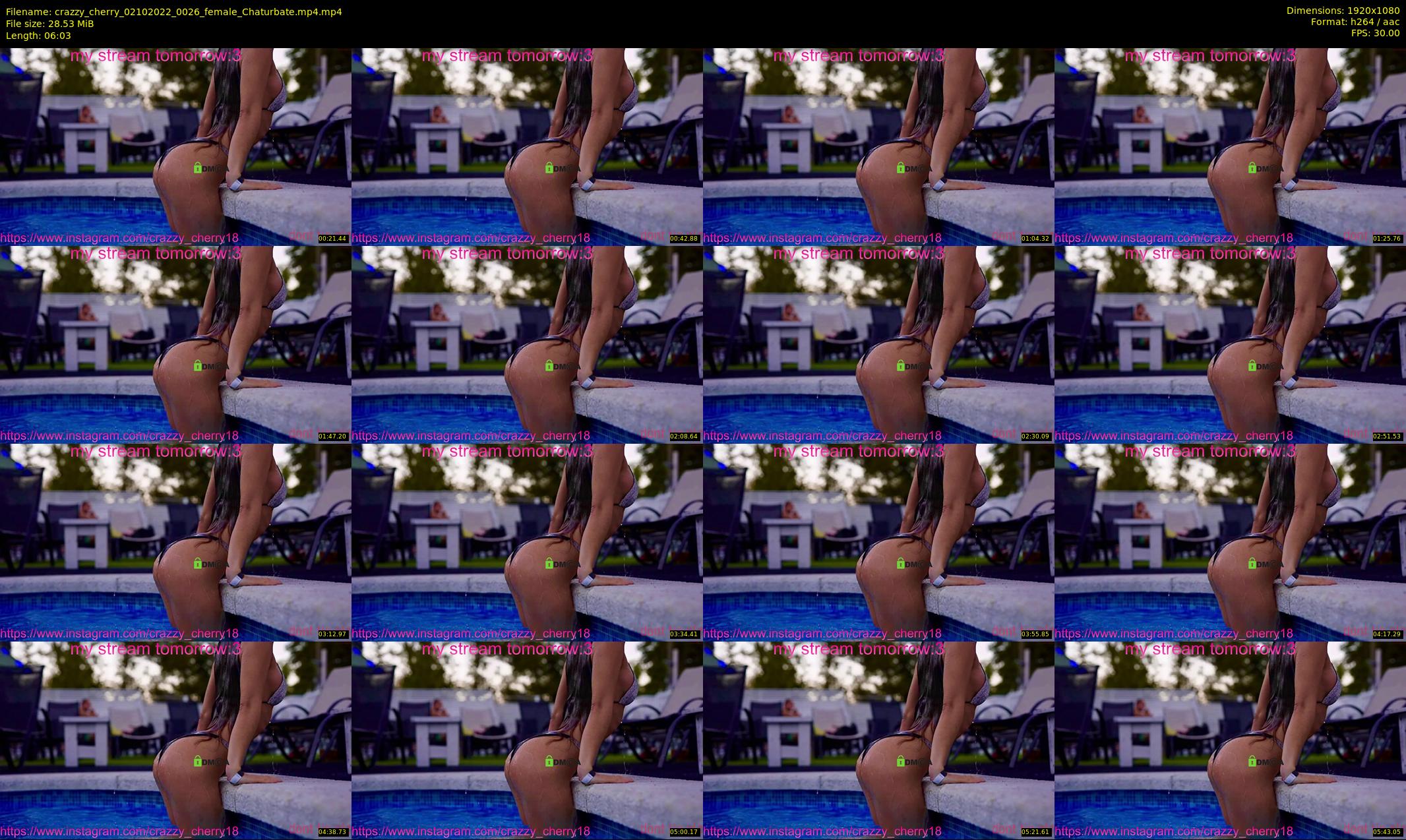 crazzy_cherry — 7 minute Chaturbate female cam show recording, 1080p, Oct 2, 2022