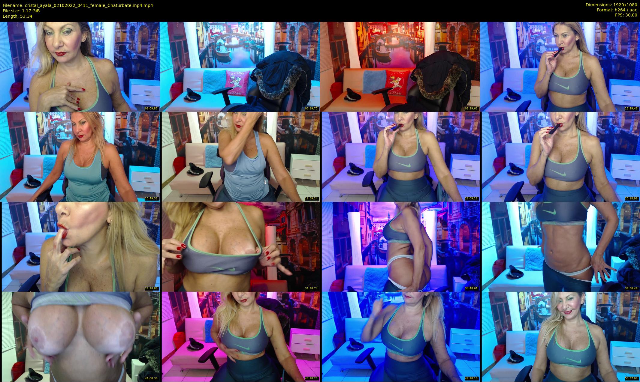cristal_ayala — 54 minute Chaturbate female cam show recording, 1080p, Oct 2, 2022