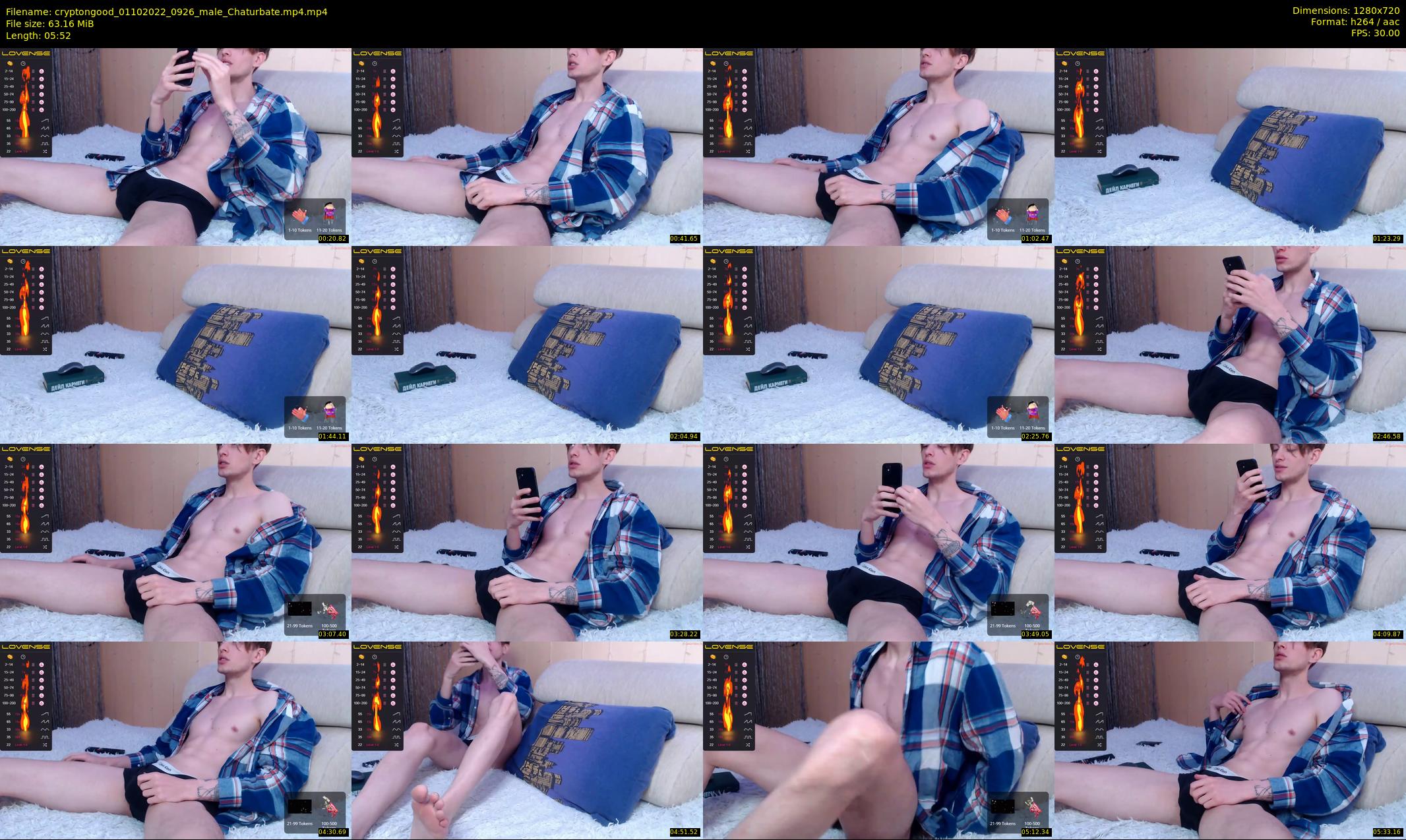 cryptongood — 6 minute Chaturbate male cam show recording, 720p, Oct 1, 2022
