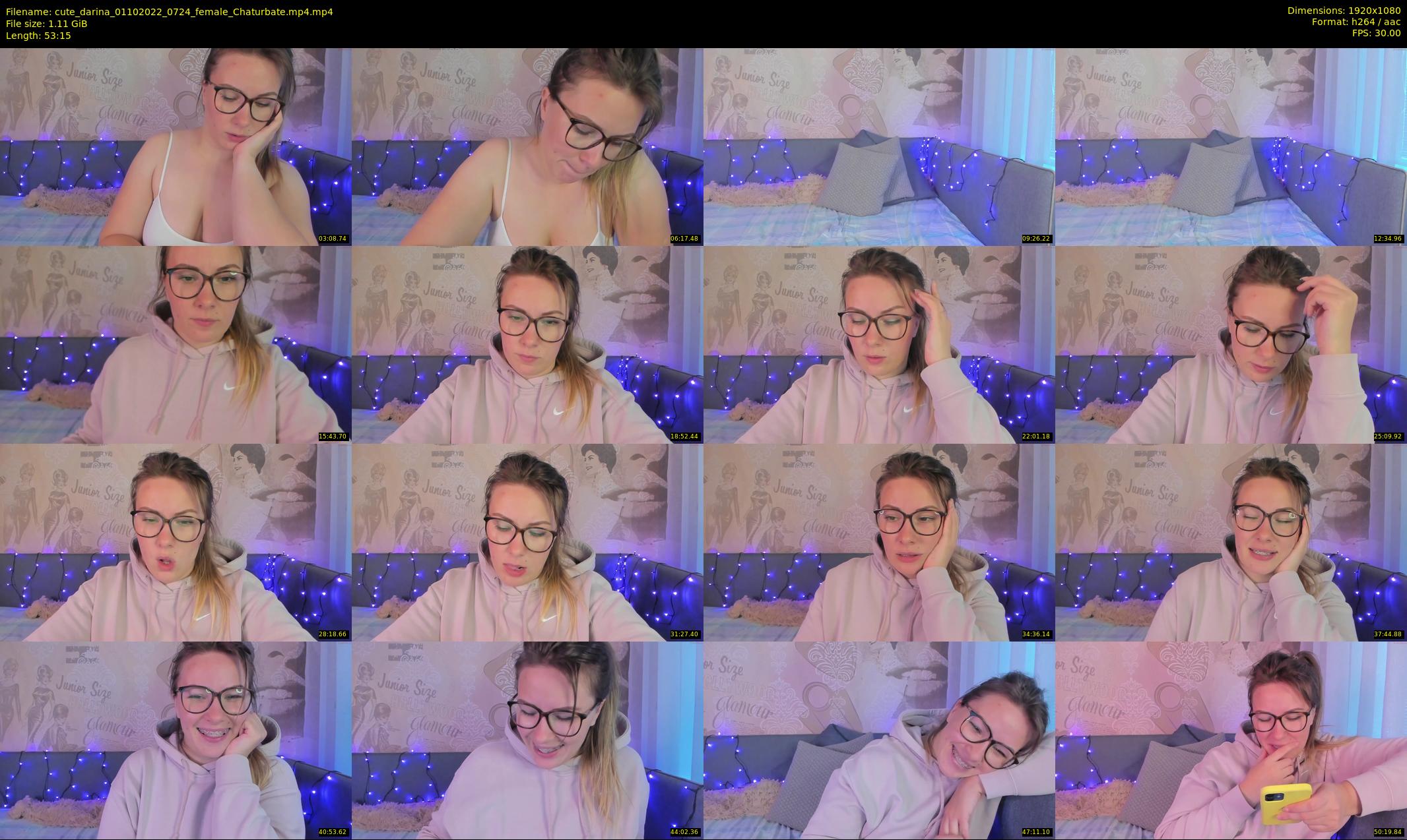 cute_darina — 54 minute Chaturbate female cam show recording, 1080p, Oct 1, 2022