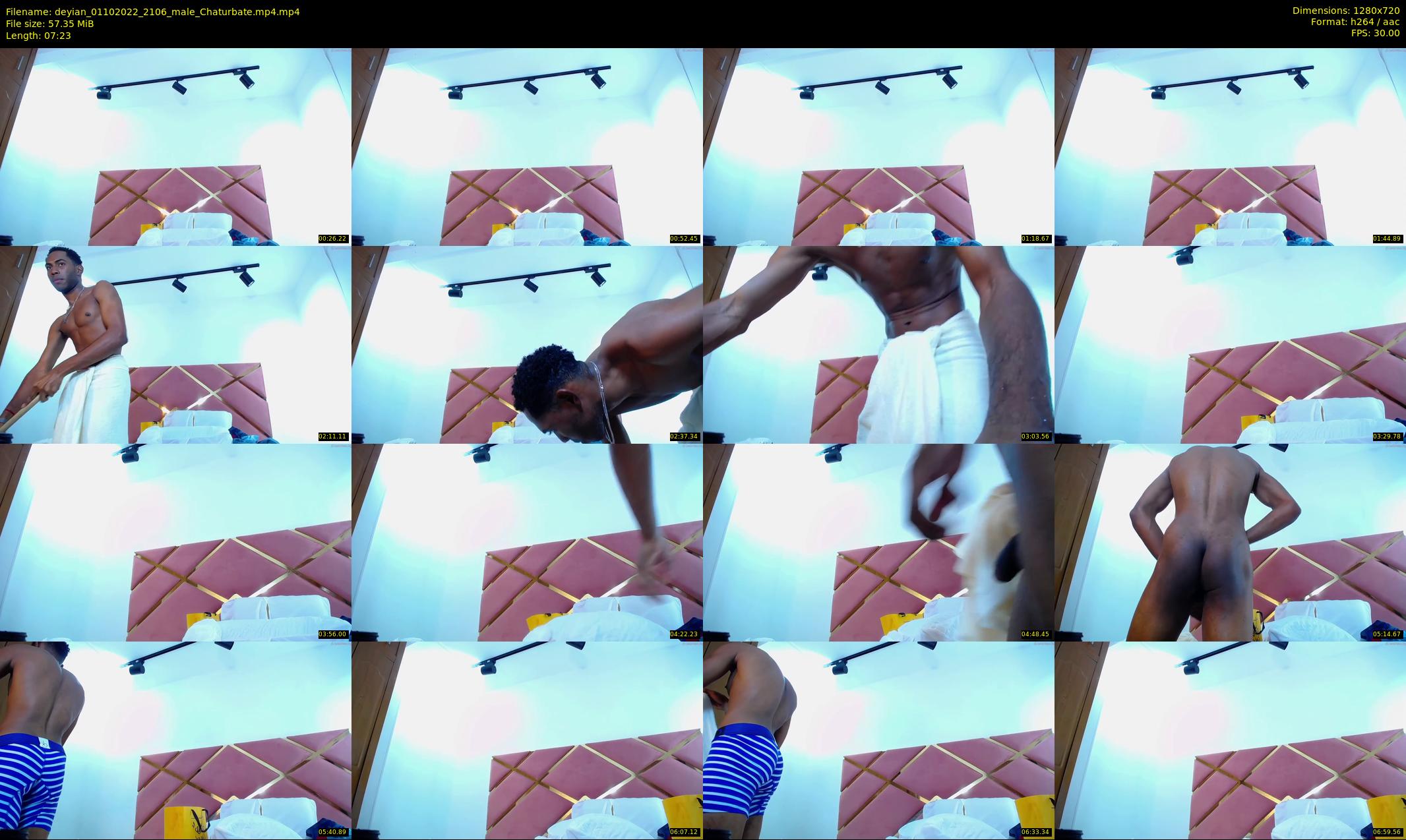deyian — 8 minute Chaturbate male cam show recording, 720p, Oct 1, 2022