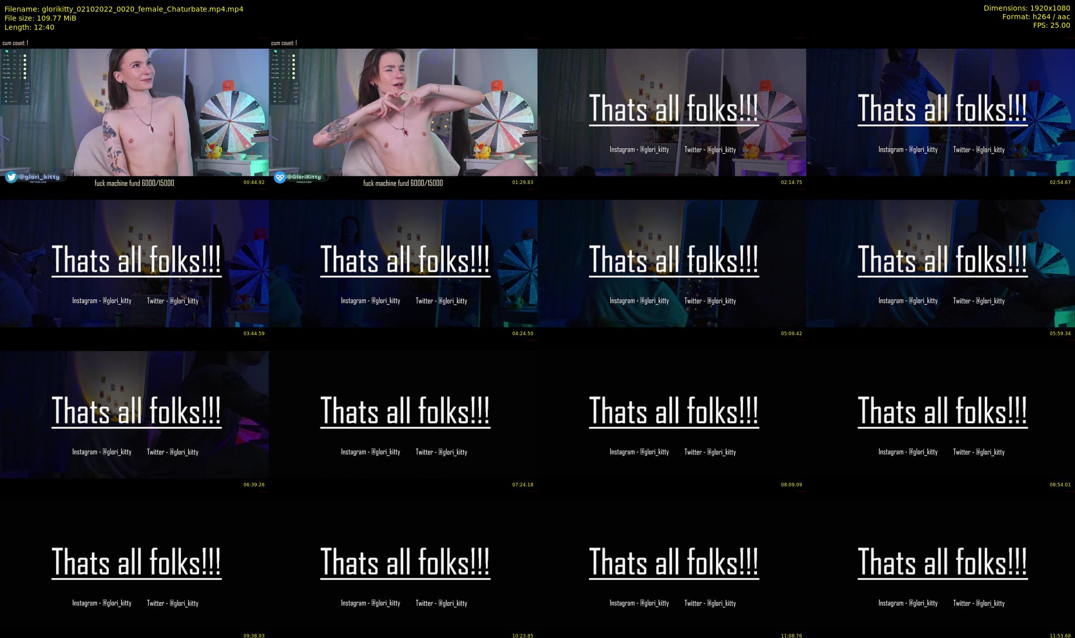 glorikitty — 13 minute Chaturbate female cam show recording, 1080p, Oct 2, 2022