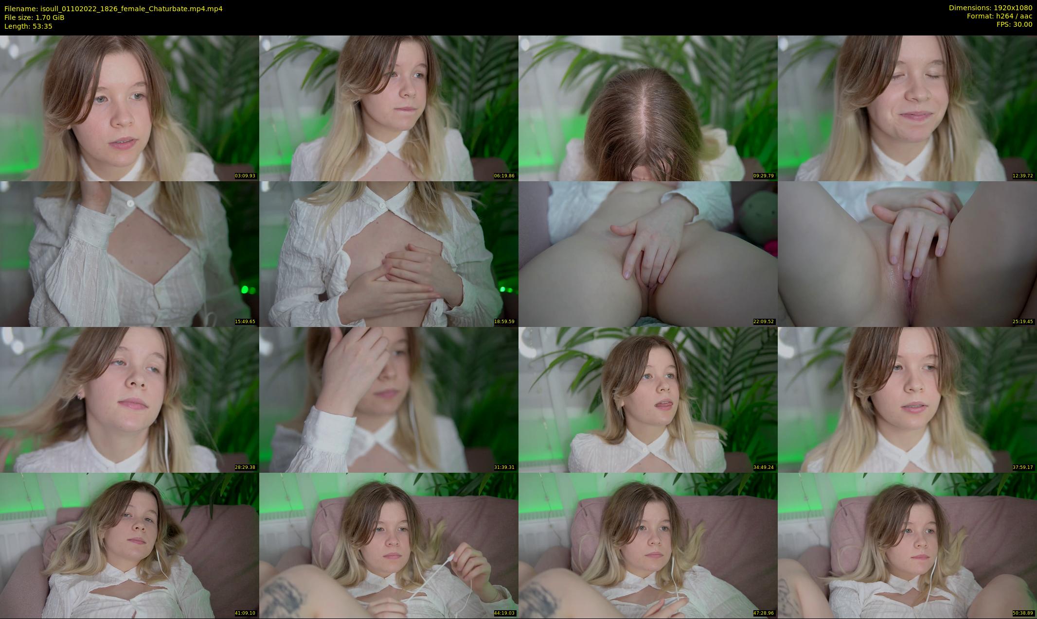 isoull — 54 minute Chaturbate female cam show recording, 1080p, Oct 1, 2022