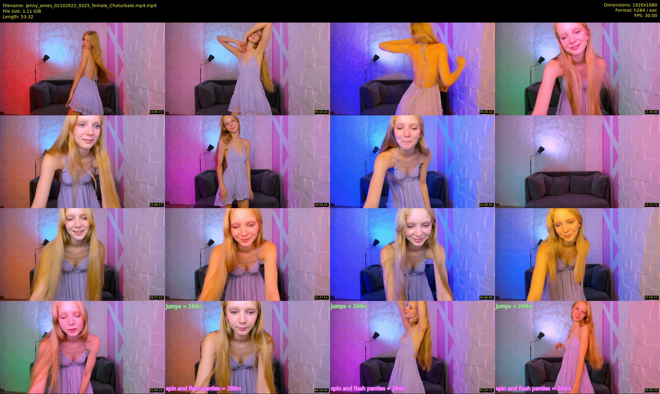 jenny_ames — 54 minute Chaturbate female cam show recording, 1080p, Oct 2, 2022
