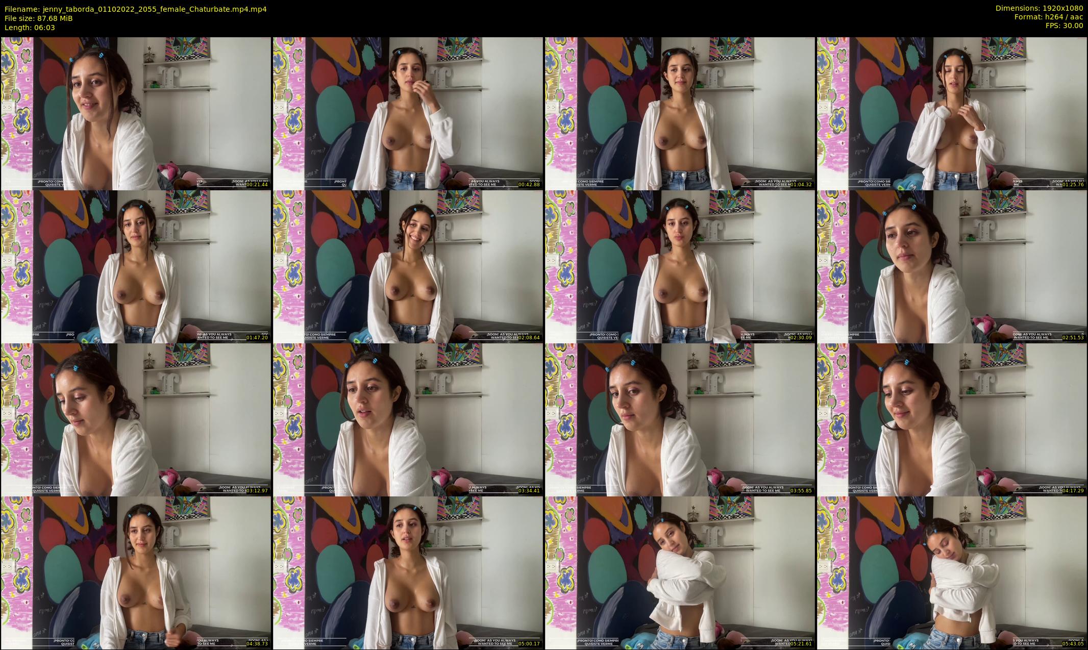 jenny_taborda — 7 minute Chaturbate female cam show recording, 1080p, Oct 1, 2022