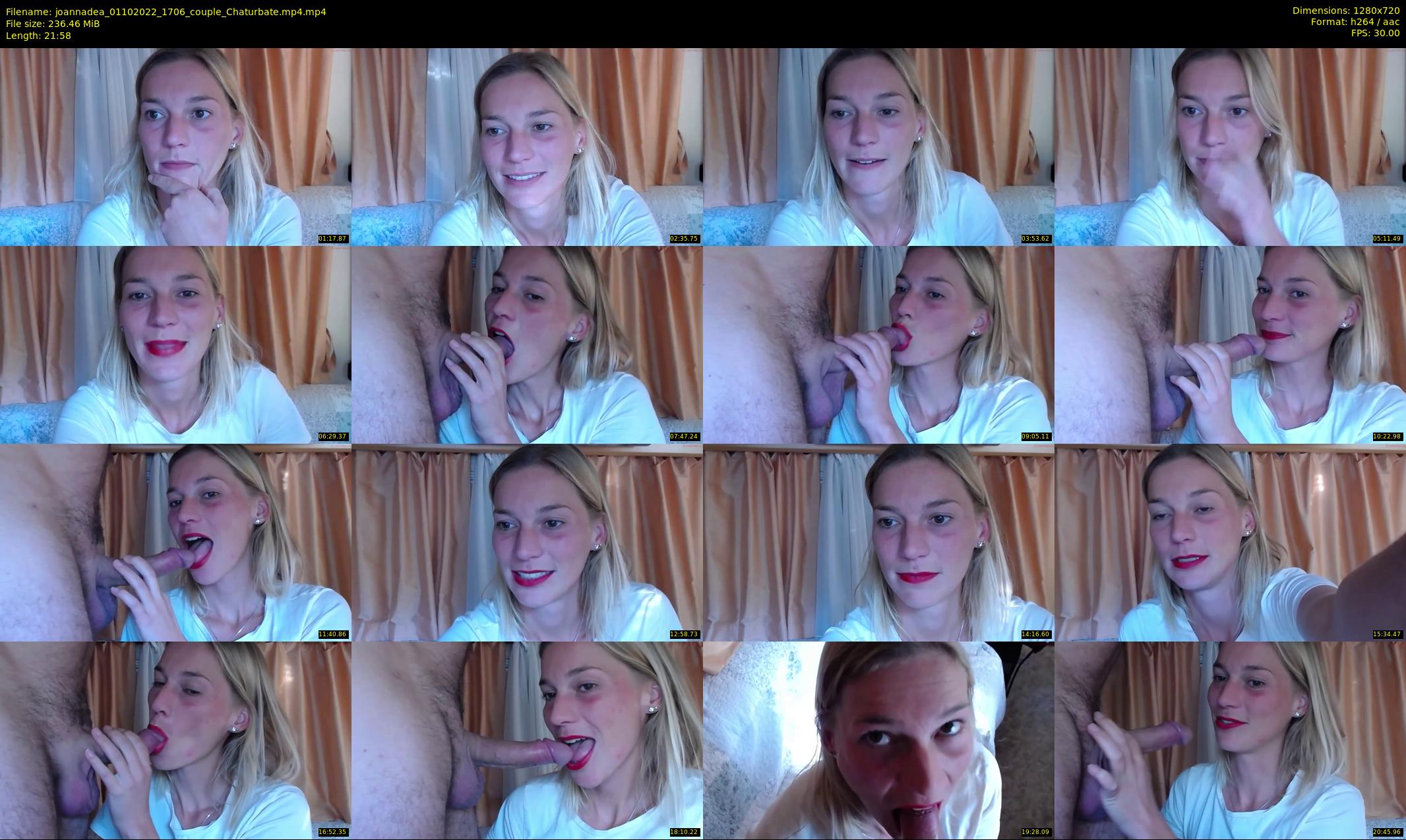 joannadea — 22 minute Chaturbate female cam show recording, 720p, Oct 1, 2022