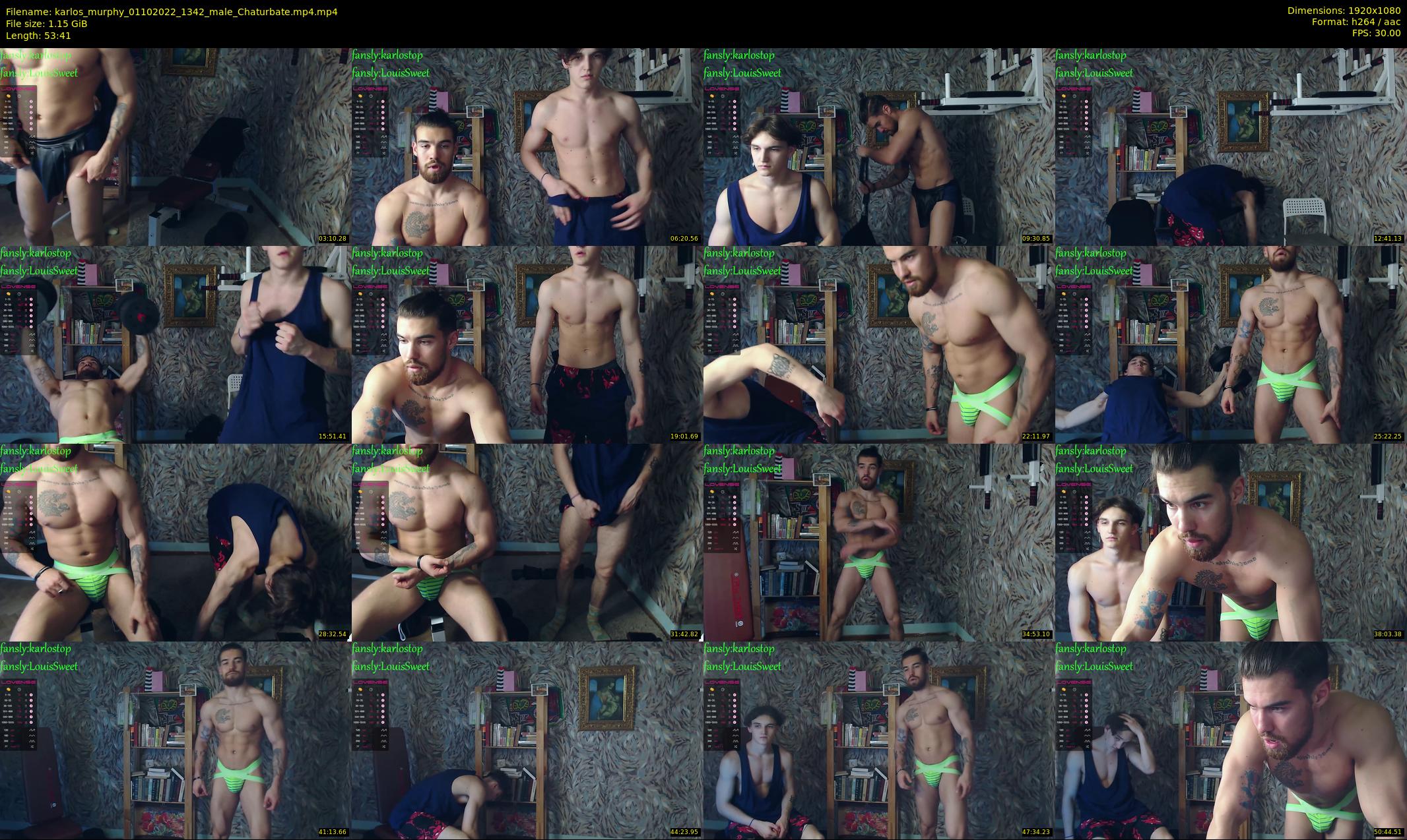 karlos_murphy — 54 minute Chaturbate male cam show recording, 1080p, Oct 1, 2022