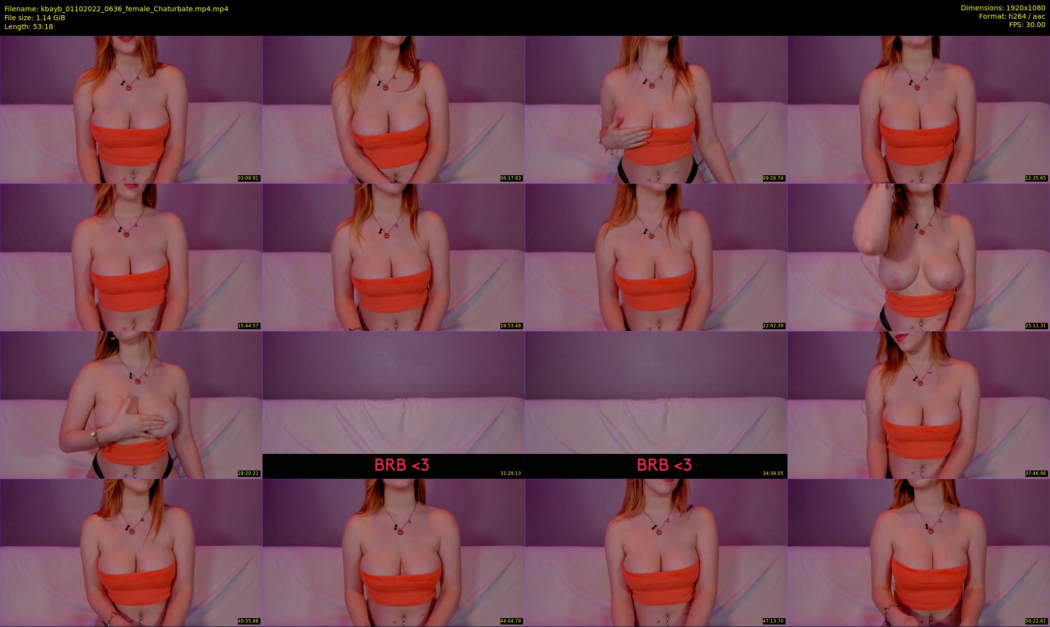 kbayb — 54 minute Chaturbate female cam show recording, 1080p, Oct 1, 2022