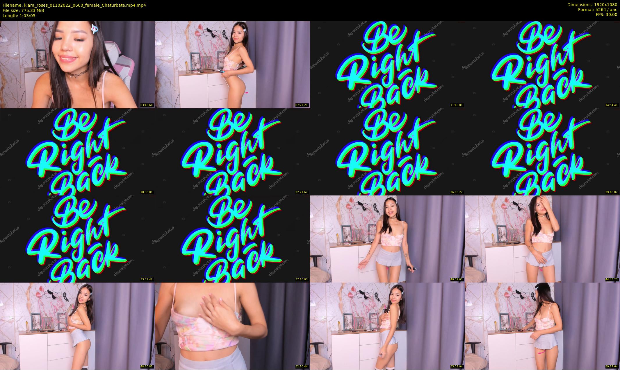 kiara_roses — 64 minute Chaturbate female cam show recording, 1080p, Oct 1, 2022