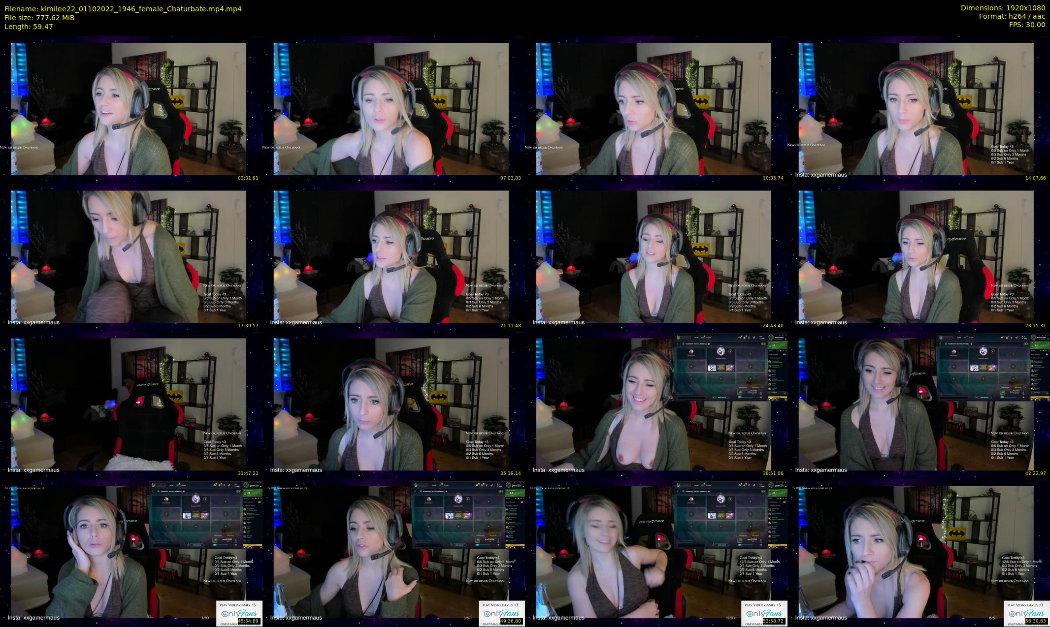 kimilee22 — 60 minute Chaturbate female cam show recording, 1080p, Oct 1, 2022