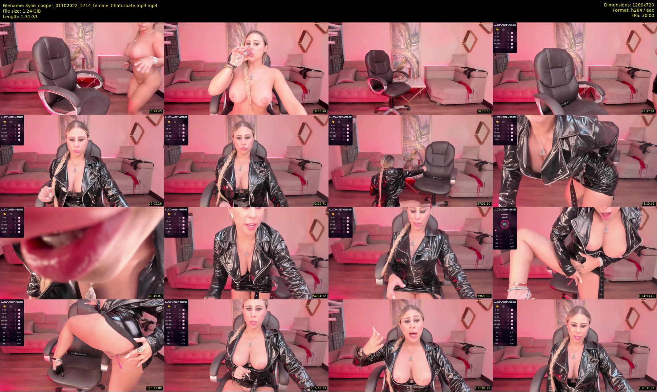kylie_cooper — 92 minute Chaturbate female cam show recording, 720p, Oct 1, 2022