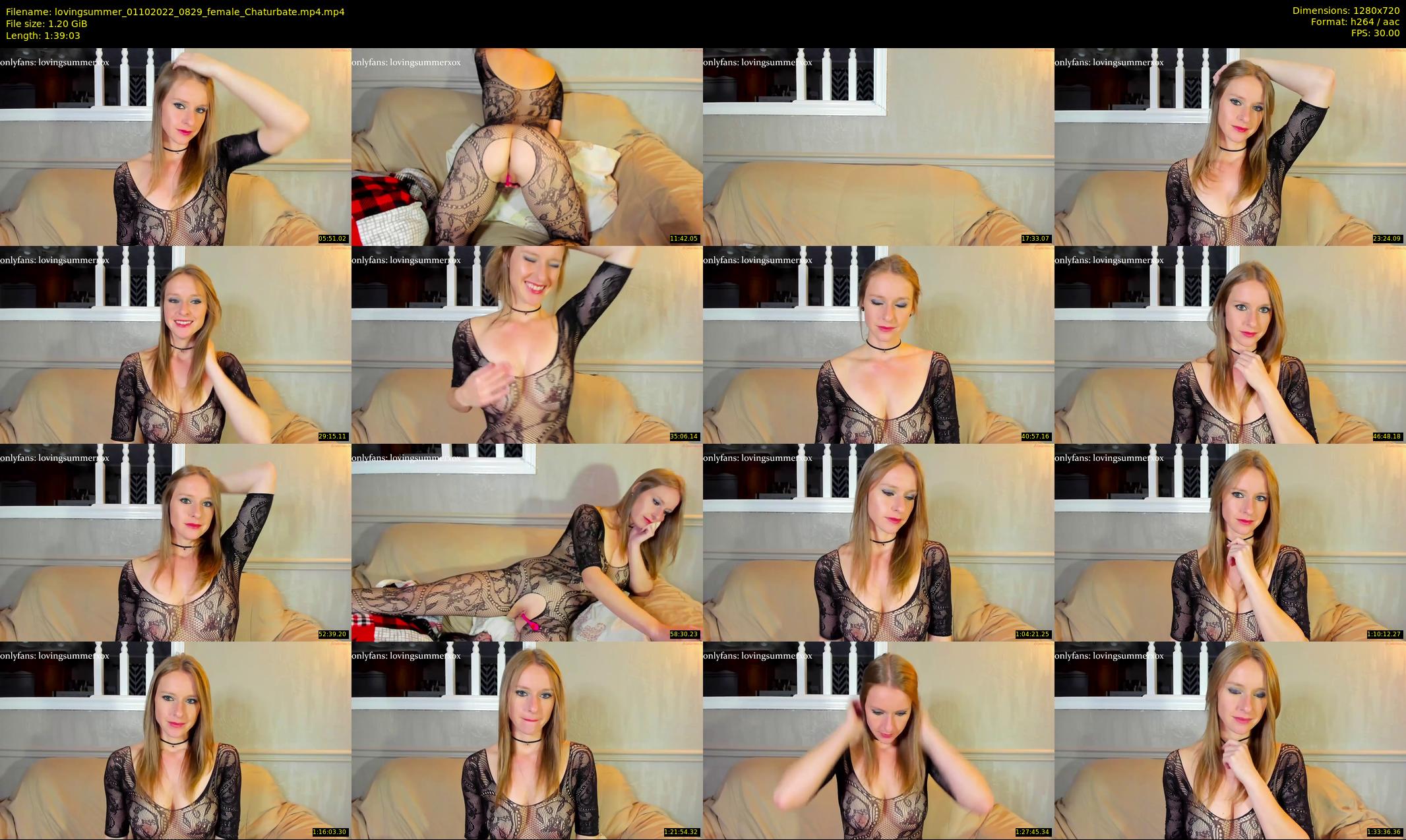 lovingsummer — 100 minute Chaturbate female cam show recording, 720p, Oct 1, 2022