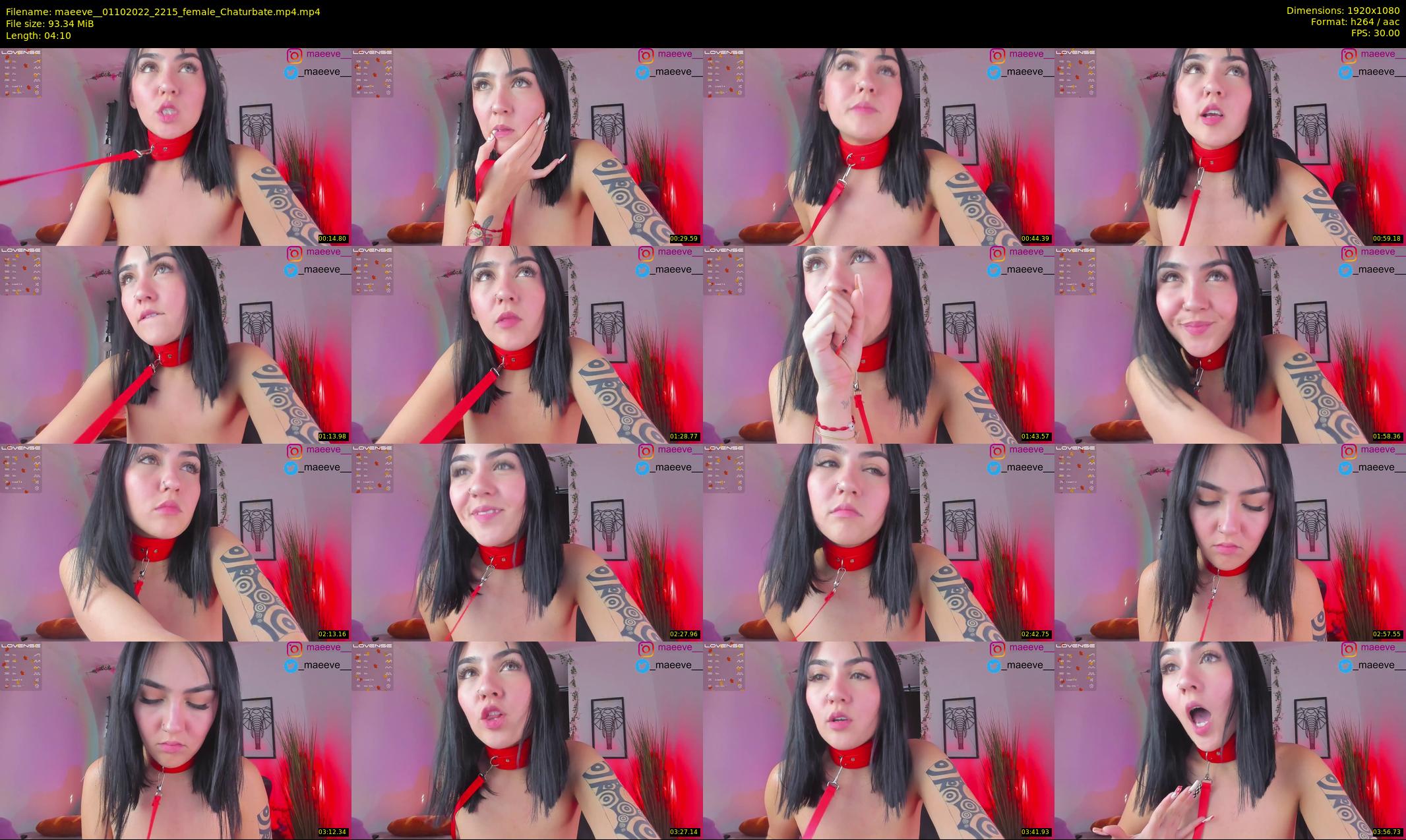 maeeve_ — 5 minute Chaturbate female cam show recording, 1080p, Oct 1, 2022