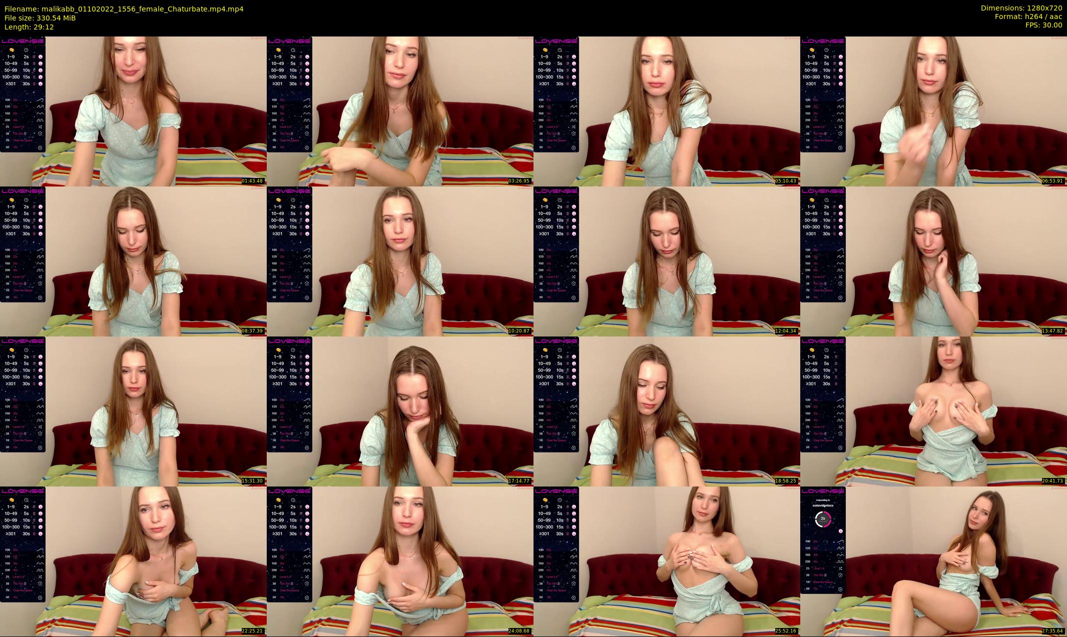 malikabb — 30 minute Chaturbate female cam show recording, 720p, Oct 1, 2022