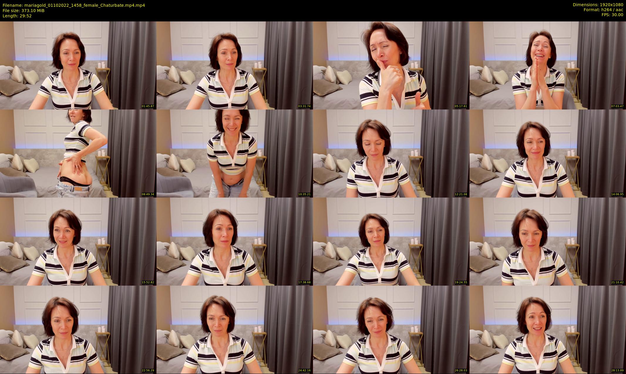 mariagold — 30 minute Chaturbate female cam show recording, 1080p, Oct 1, 2022