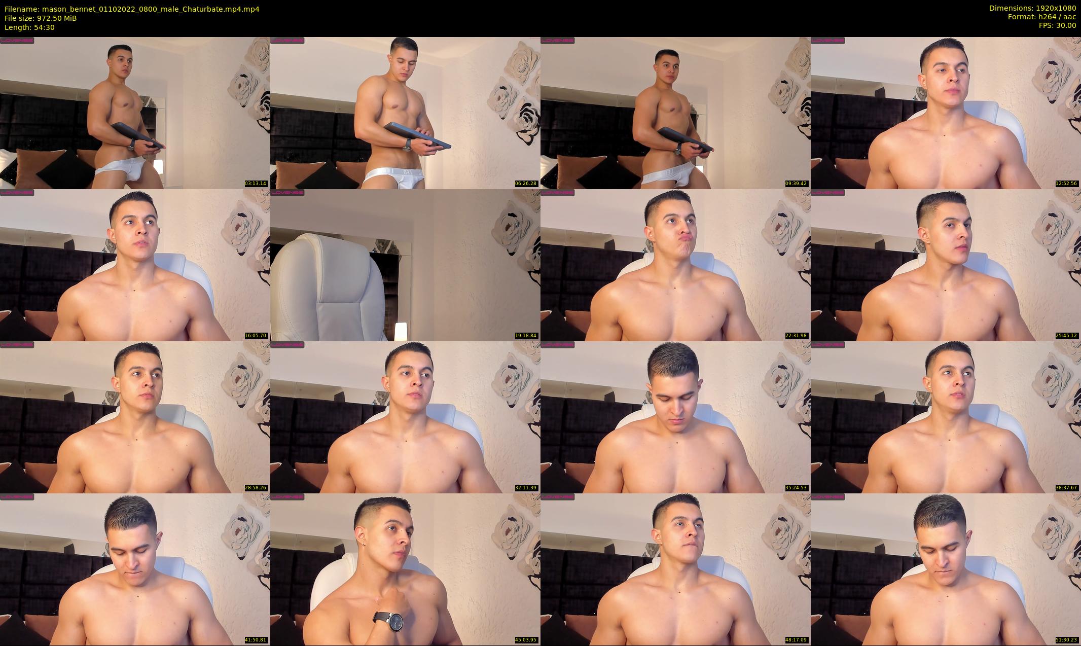 mason_bennet — 55 minute Chaturbate male cam show recording, 1080p, Oct 1, 2022
