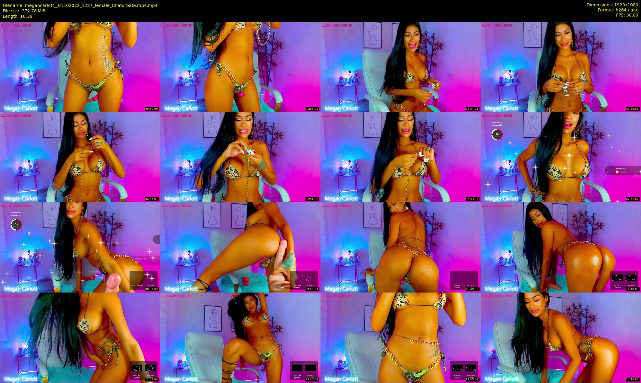 megancarlott_ — 17 minute Chaturbate female cam show recording, 1080p, Oct 1, 2022