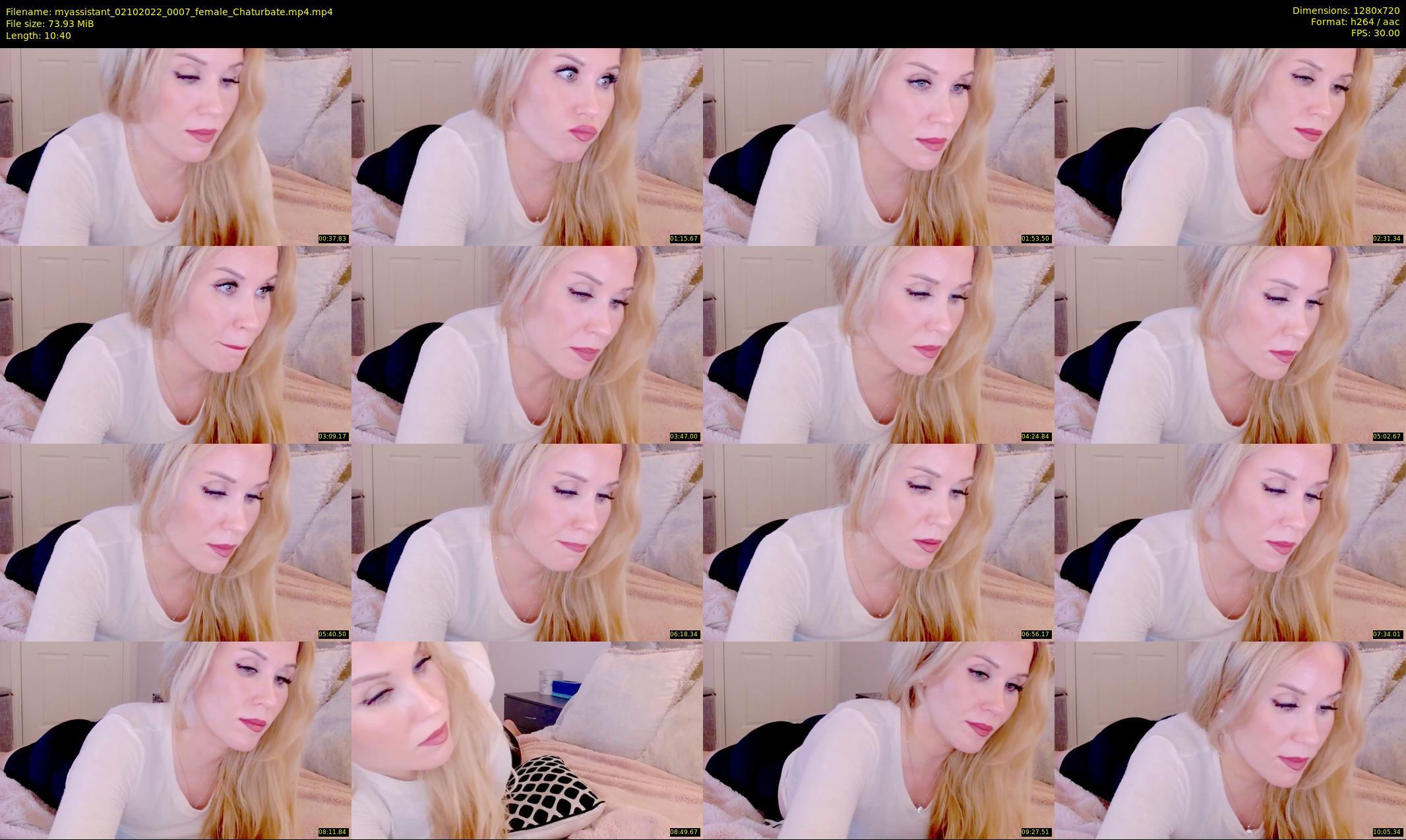myassistant — 11 minute Chaturbate female cam show recording, 720p, Oct 2, 2022