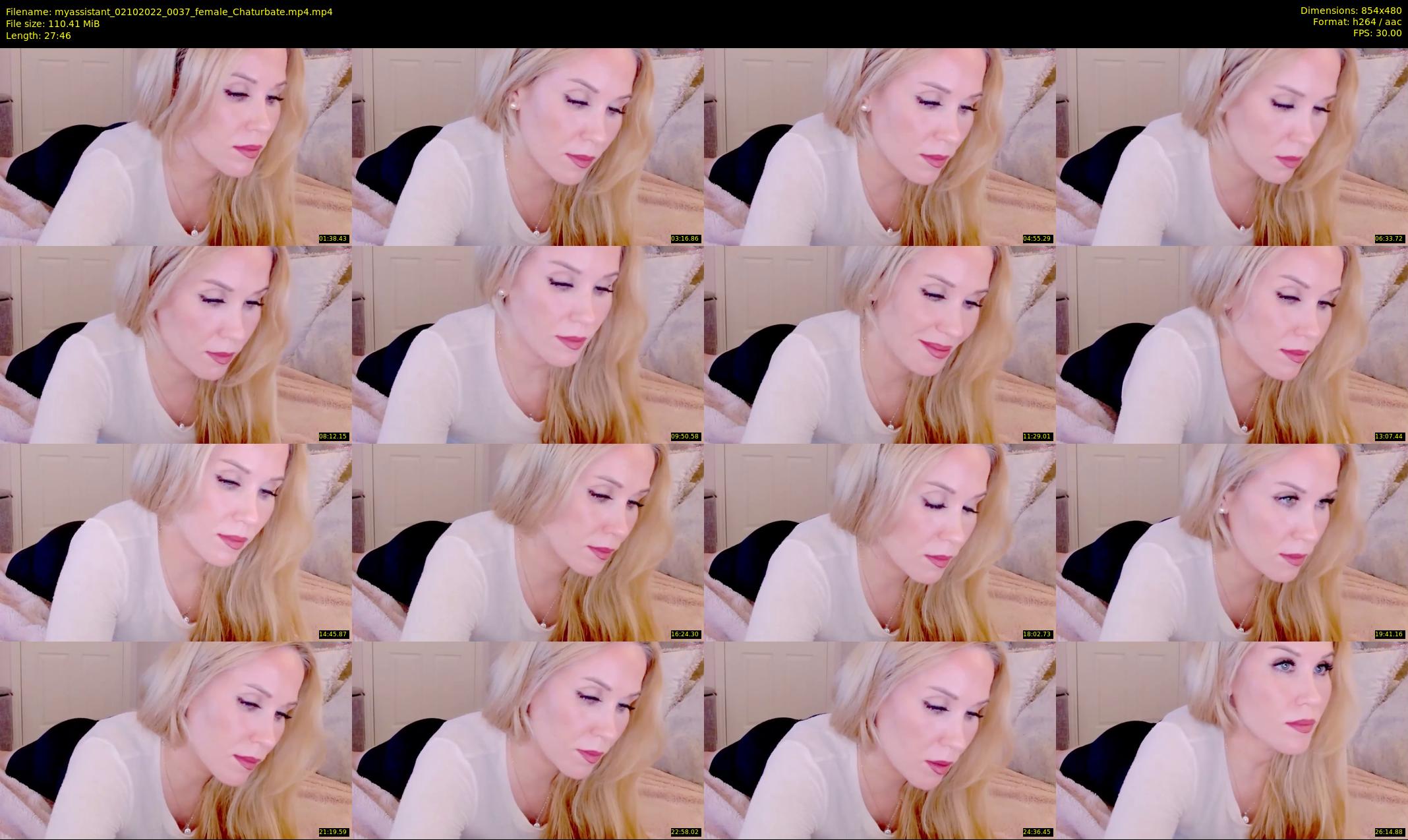 myassistant — 28 minute Chaturbate female cam show recording, 480p, Oct 2, 2022