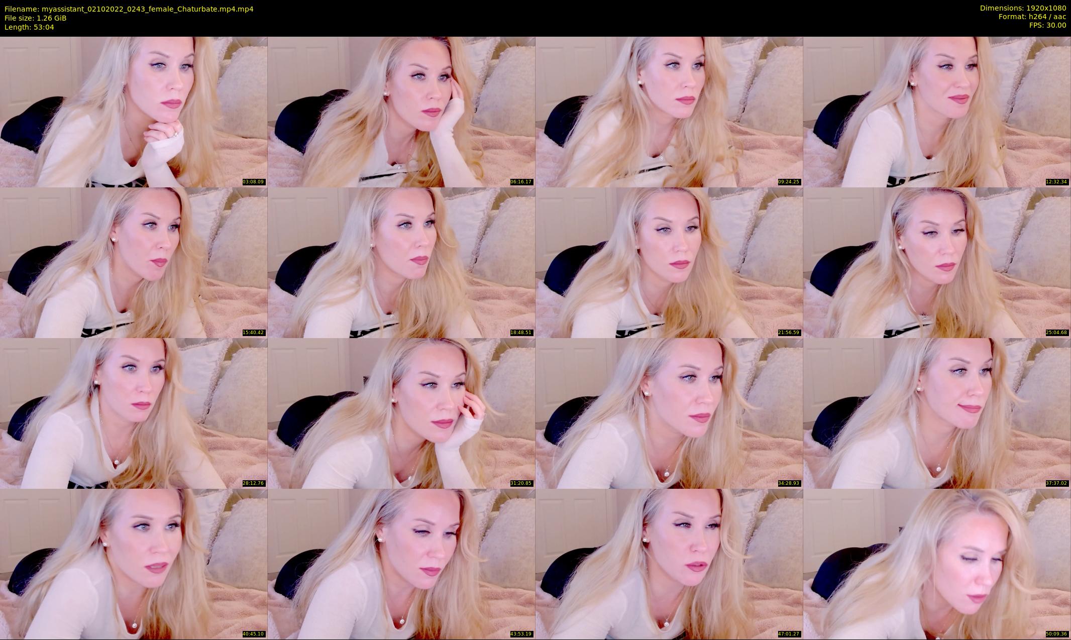 myassistant — 54 minute Chaturbate female cam show recording, 1080p, Oct 2, 2022