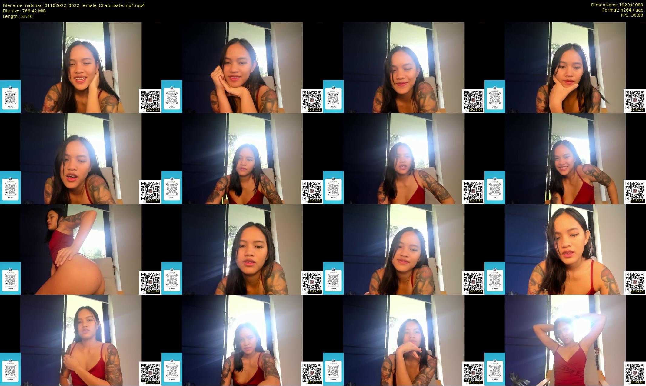 natchac — 54 minute Chaturbate female cam show recording, 1080p, Oct 1, 2022