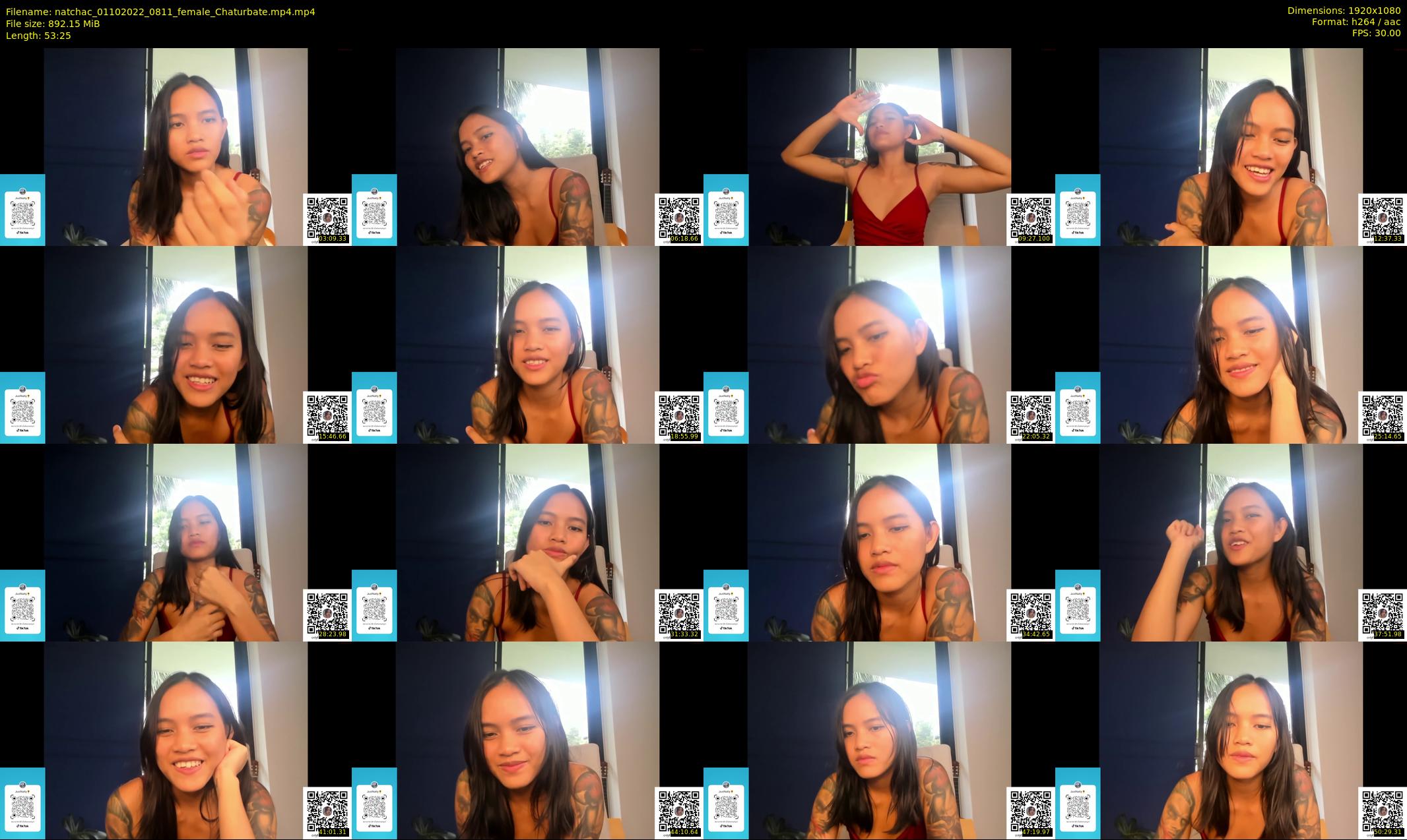 natchac — 54 minute Chaturbate female cam show recording, 1080p, Oct 1, 2022