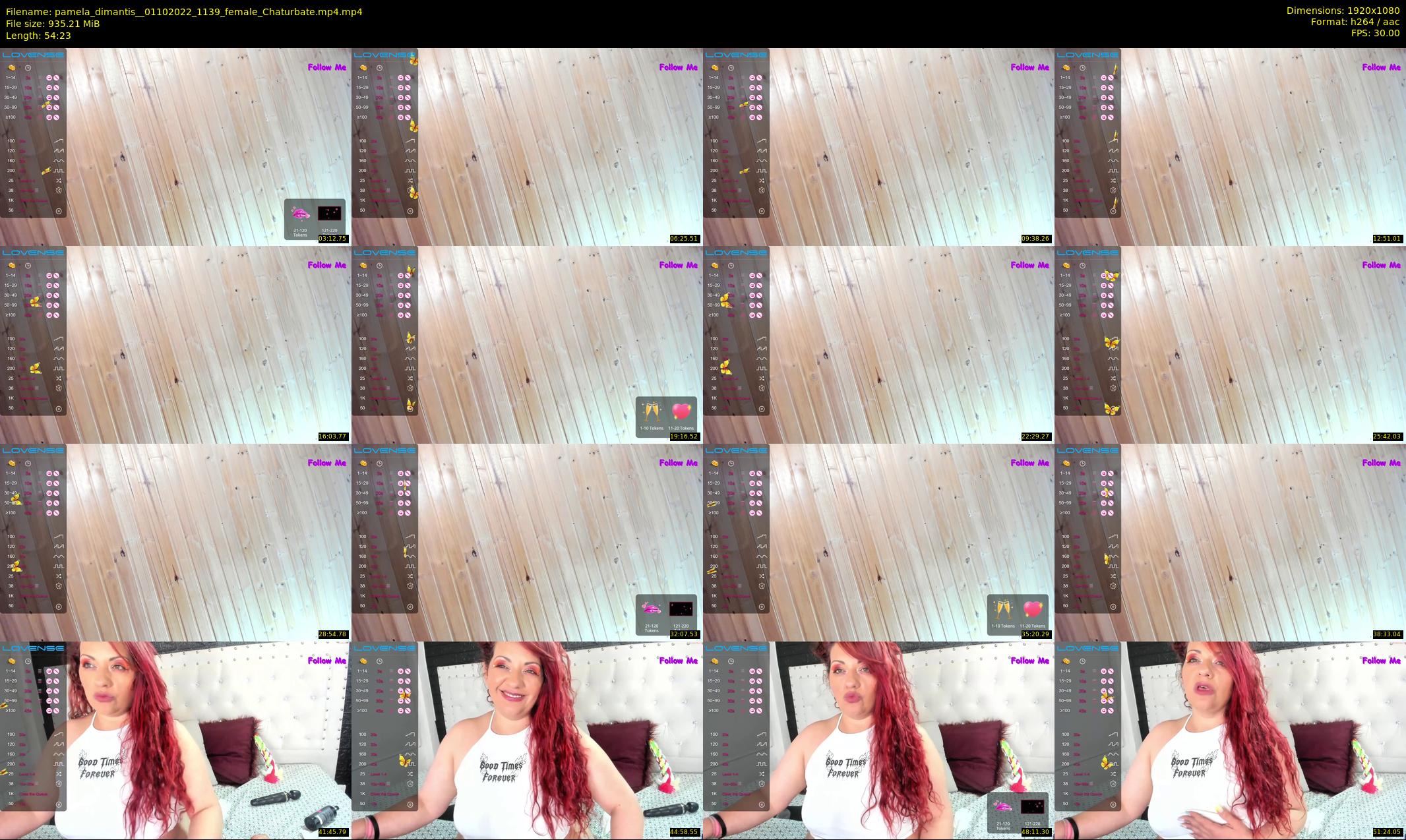 pamela_dimantis_ — 55 minute Chaturbate female cam show recording, 1080p, Oct 1, 2022