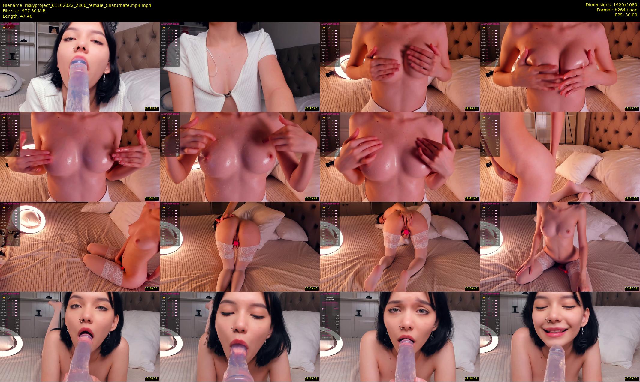 riskyproject — 48 minute Chaturbate couple cam show recording, 1080p, Oct 1, 2022