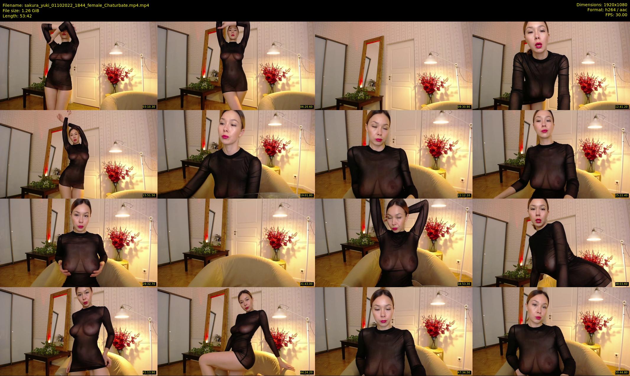 sakura_yuki — 54 minute Chaturbate female cam show recording, 1080p, Oct 1, 2022