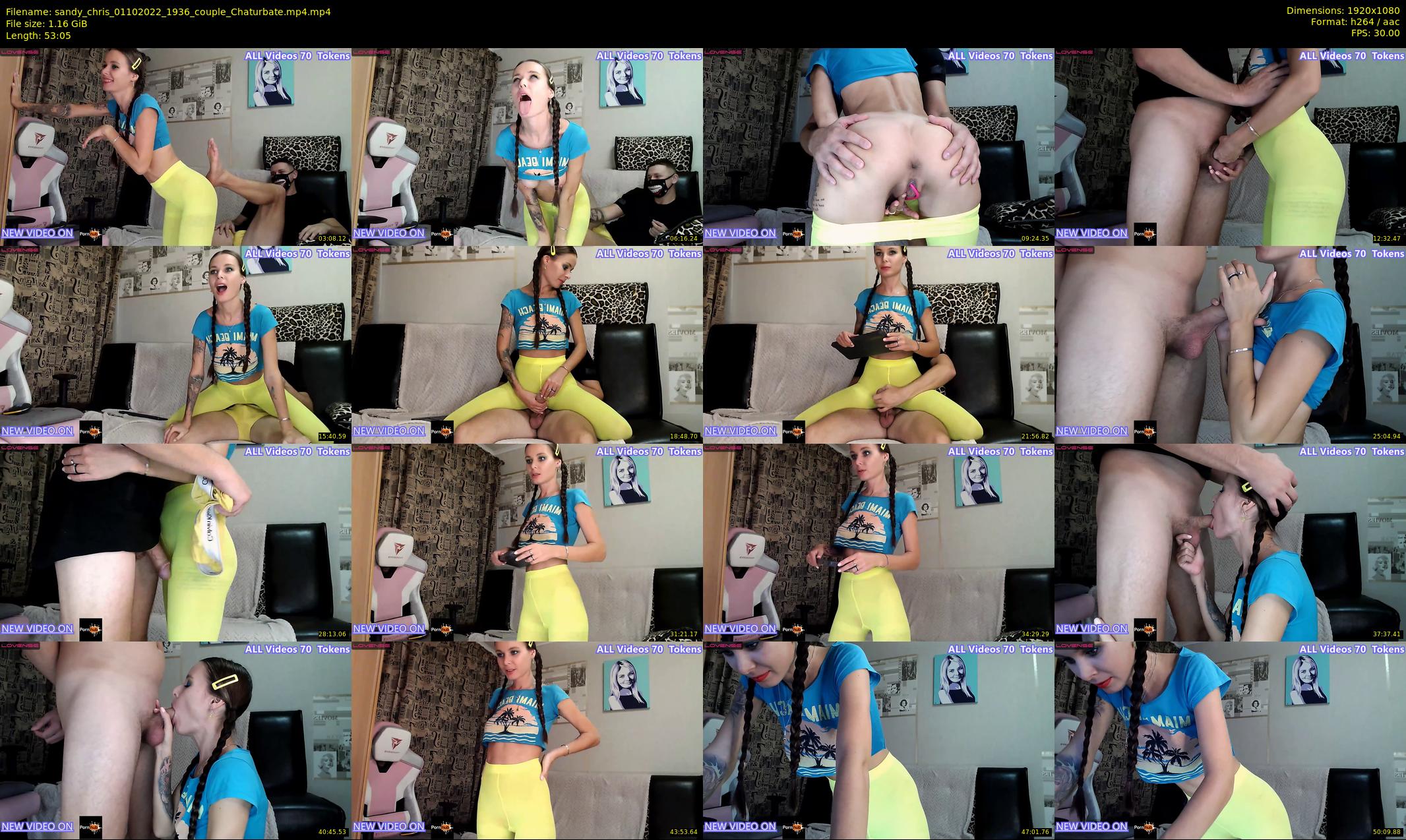 sandy_chris — 54 minute Chaturbate couple cam show recording, 1080p, Oct 1, 2022
