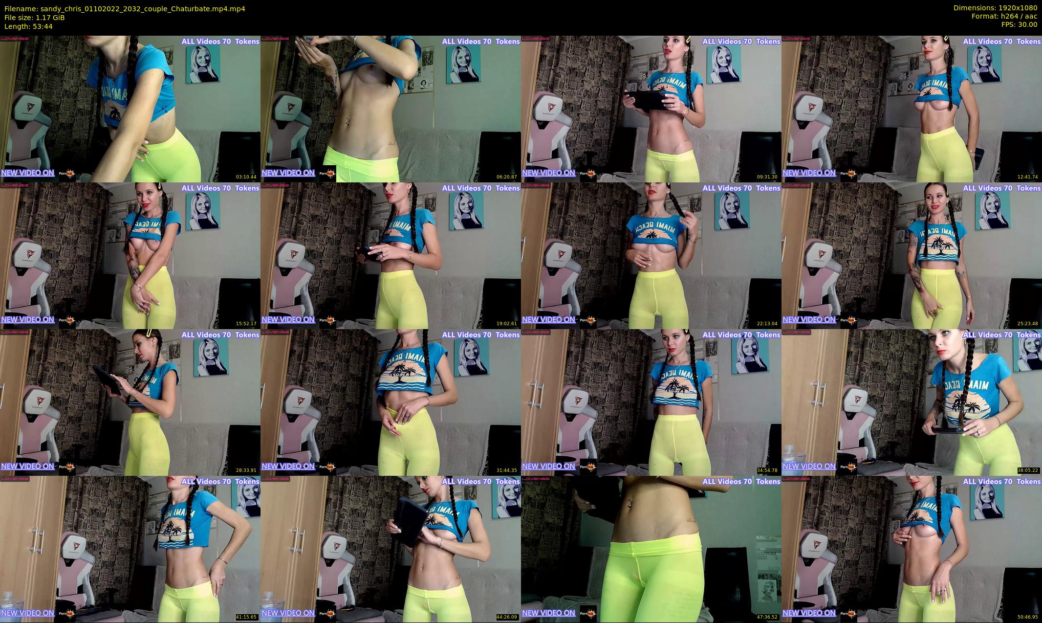 sandy_chris — 54 minute Chaturbate couple cam show recording, 1080p, Oct 1, 2022