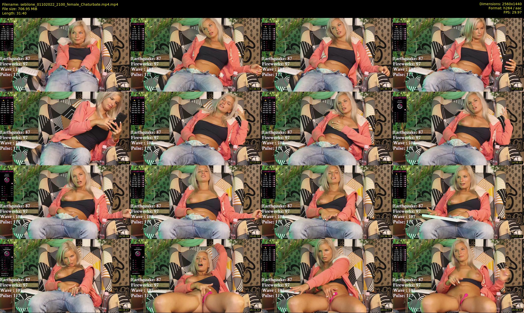sebilone — 32 minute Chaturbate couple cam show recording, 1080p, Oct 1, 2022