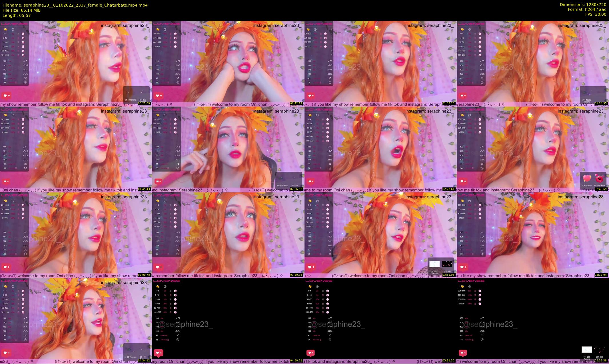seraphine23_ — 6 minute Chaturbate female cam show recording, 720p, Oct 1, 2022