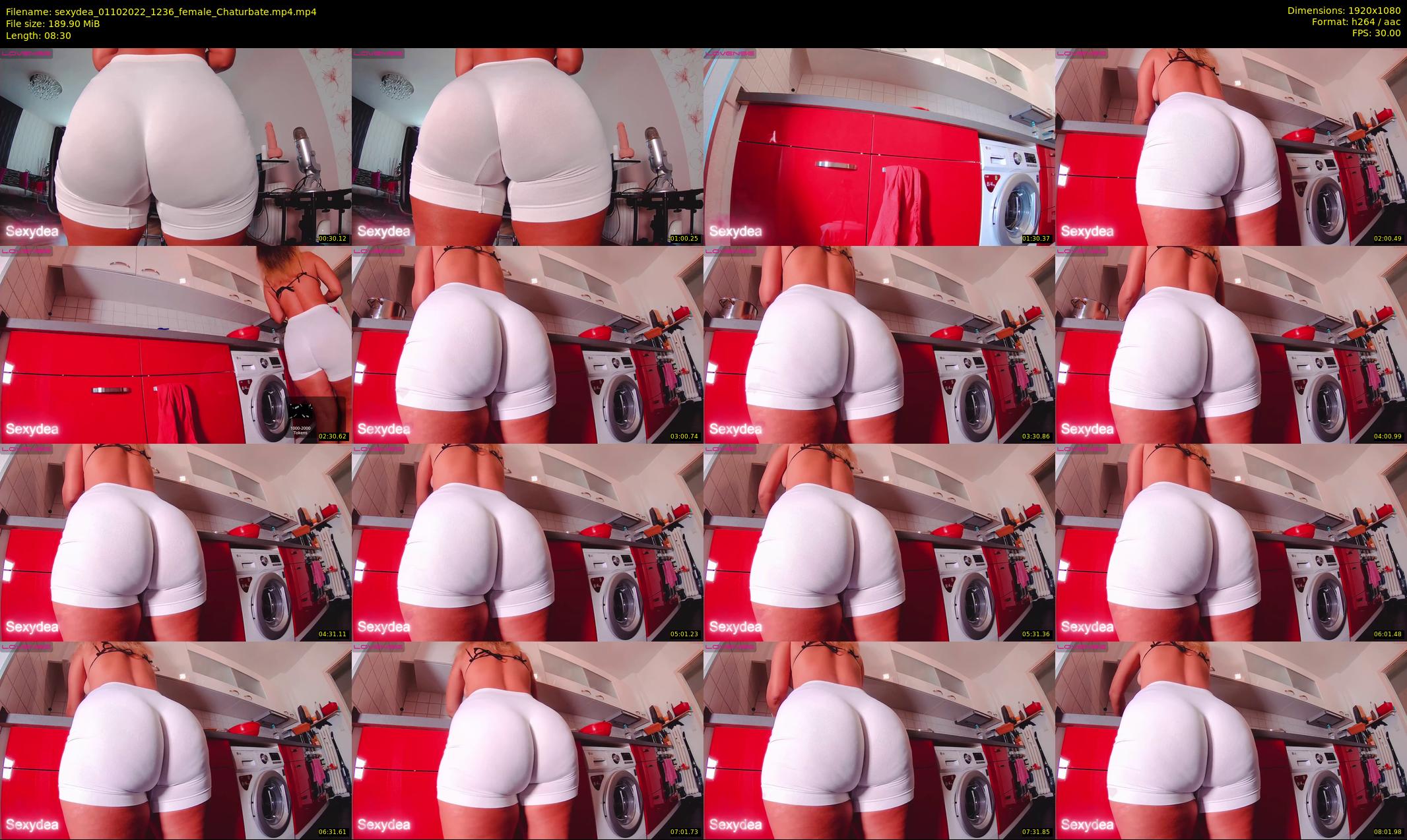 sexydea — 9 minute Chaturbate female cam show recording, 1080p, Oct 1, 2022