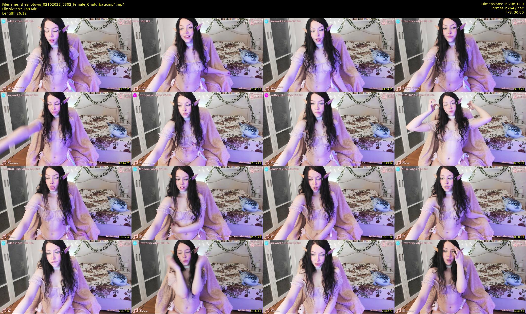 shesnotuwu — 27 minute Chaturbate female cam show recording, 1080p, Oct 2, 2022