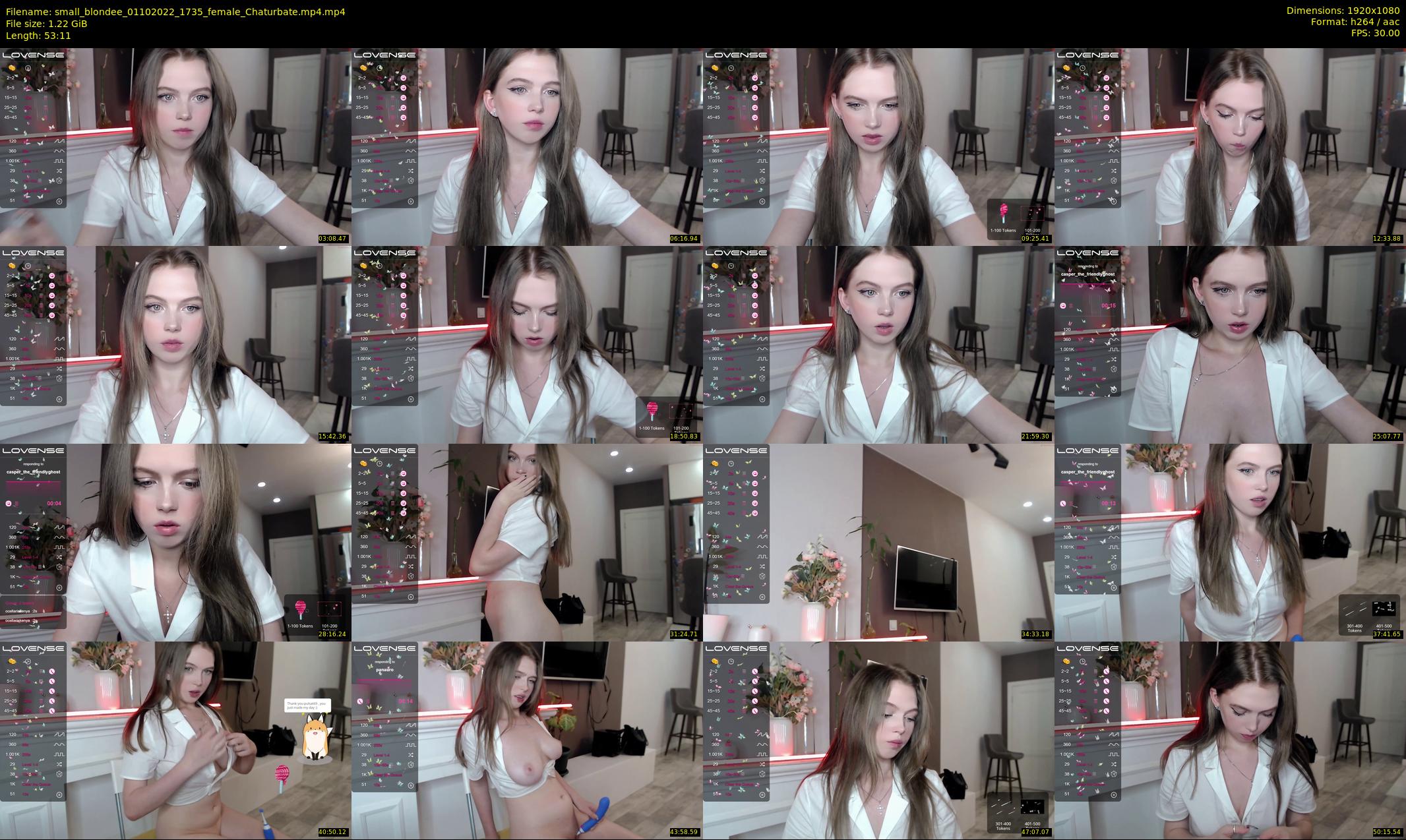 small_blondee — 54 minute Chaturbate female cam show recording, 1080p, Oct 1, 2022