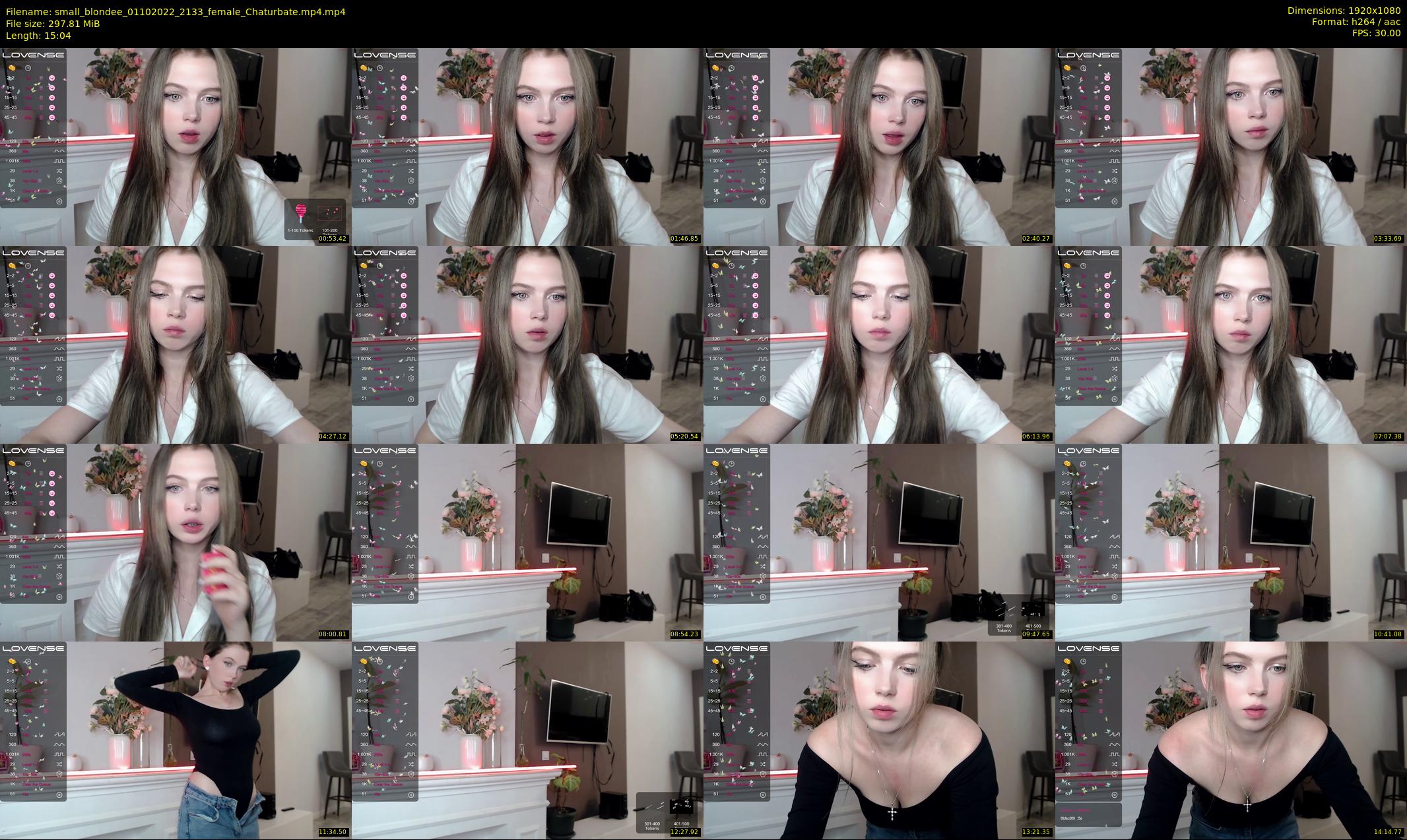small_blondee — 16 minute Chaturbate female cam show recording, 1080p, Oct 1, 2022