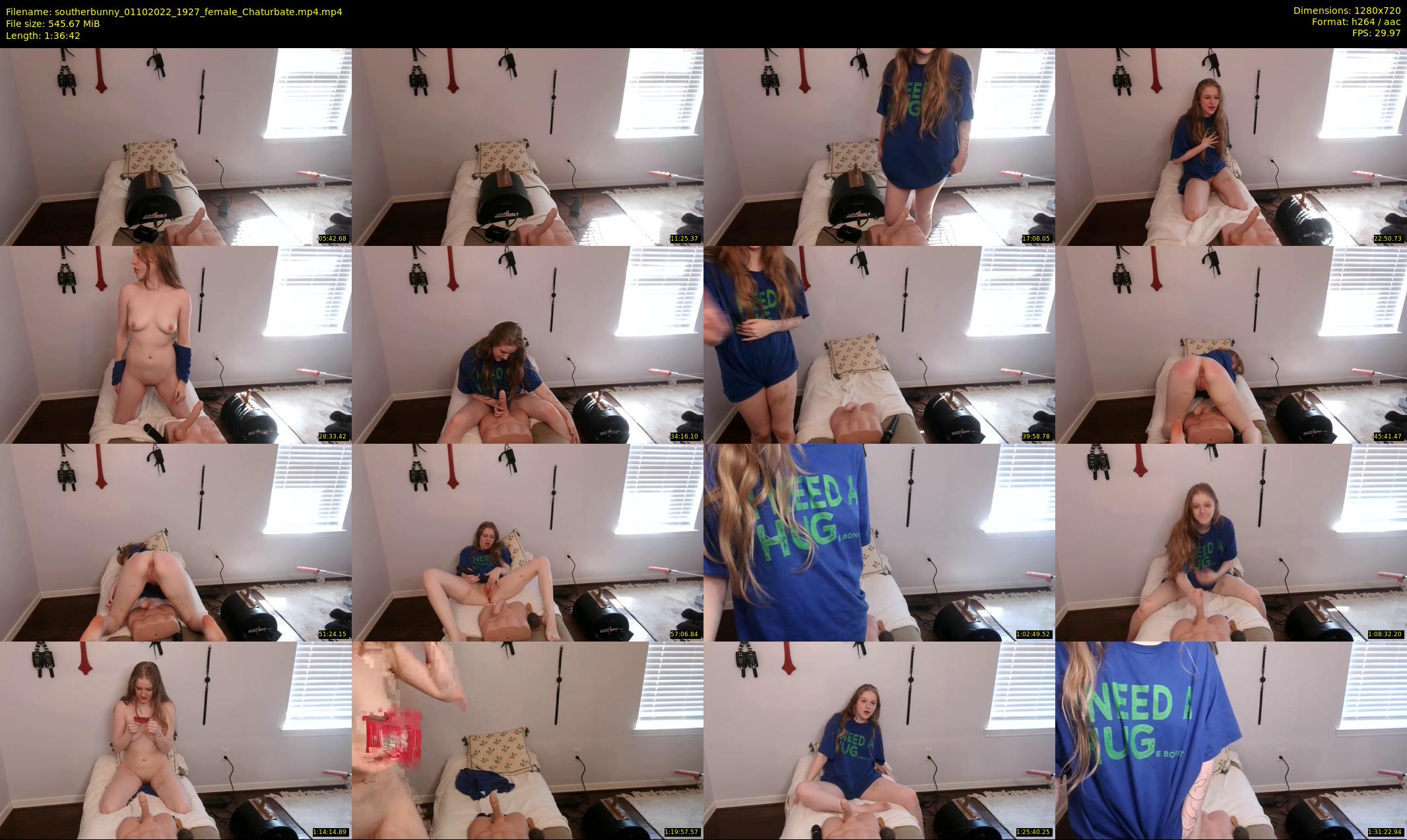 southerbunny — 97 minute Chaturbate female cam show recording, 720p, Oct 1, 2022
