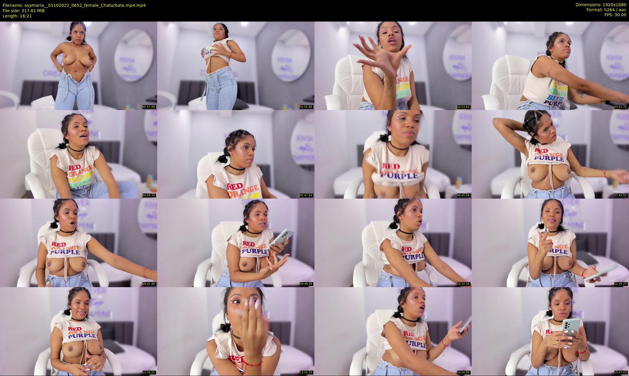 soymaria_ — 17 minute Chaturbate female cam show recording, 1080p, Oct 1, 2022
