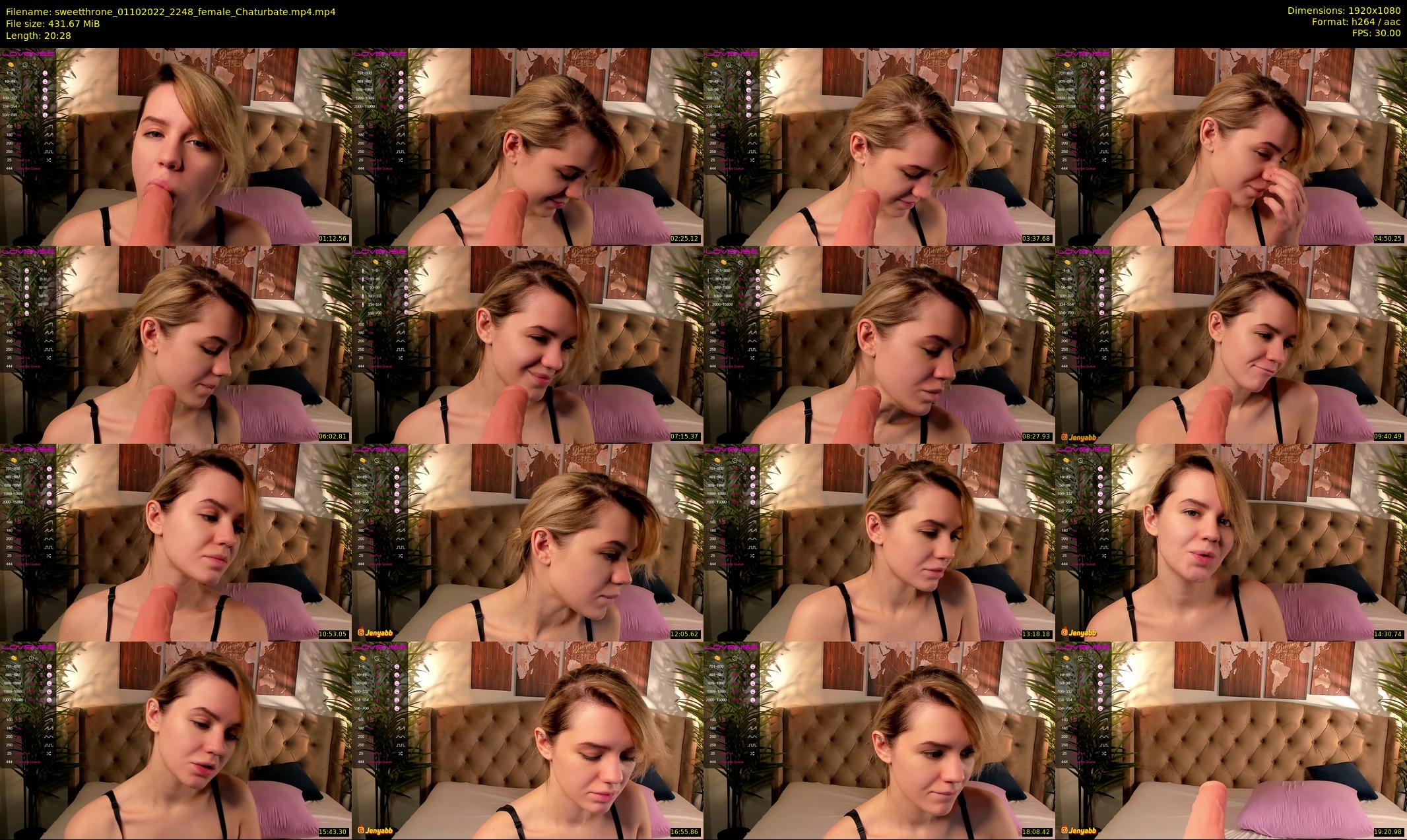 sweetthrone — 21 minute Chaturbate couple cam show recording, 1080p, Oct 1, 2022