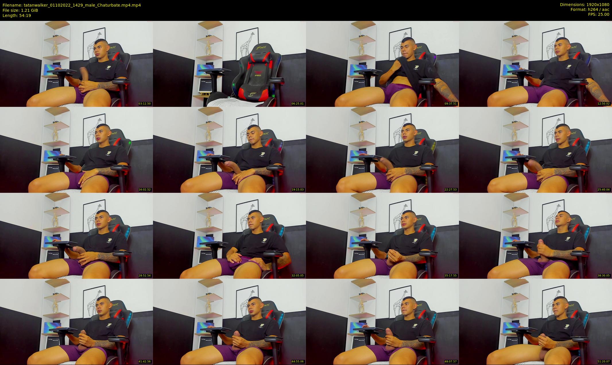 tatanwalker — 55 minute Chaturbate male cam show recording, 1080p, Oct 1, 2022