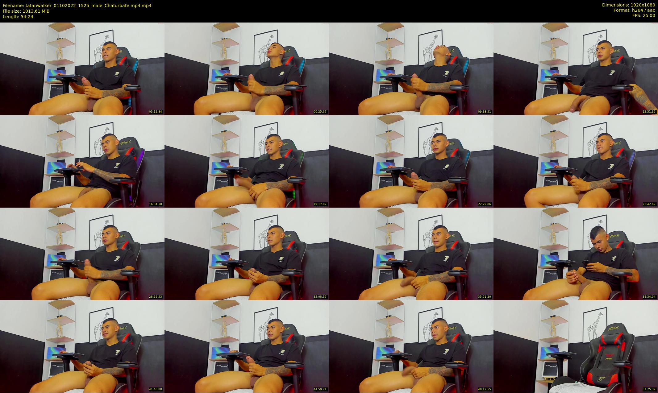tatanwalker — 55 minute Chaturbate male cam show recording, 1080p, Oct 1, 2022