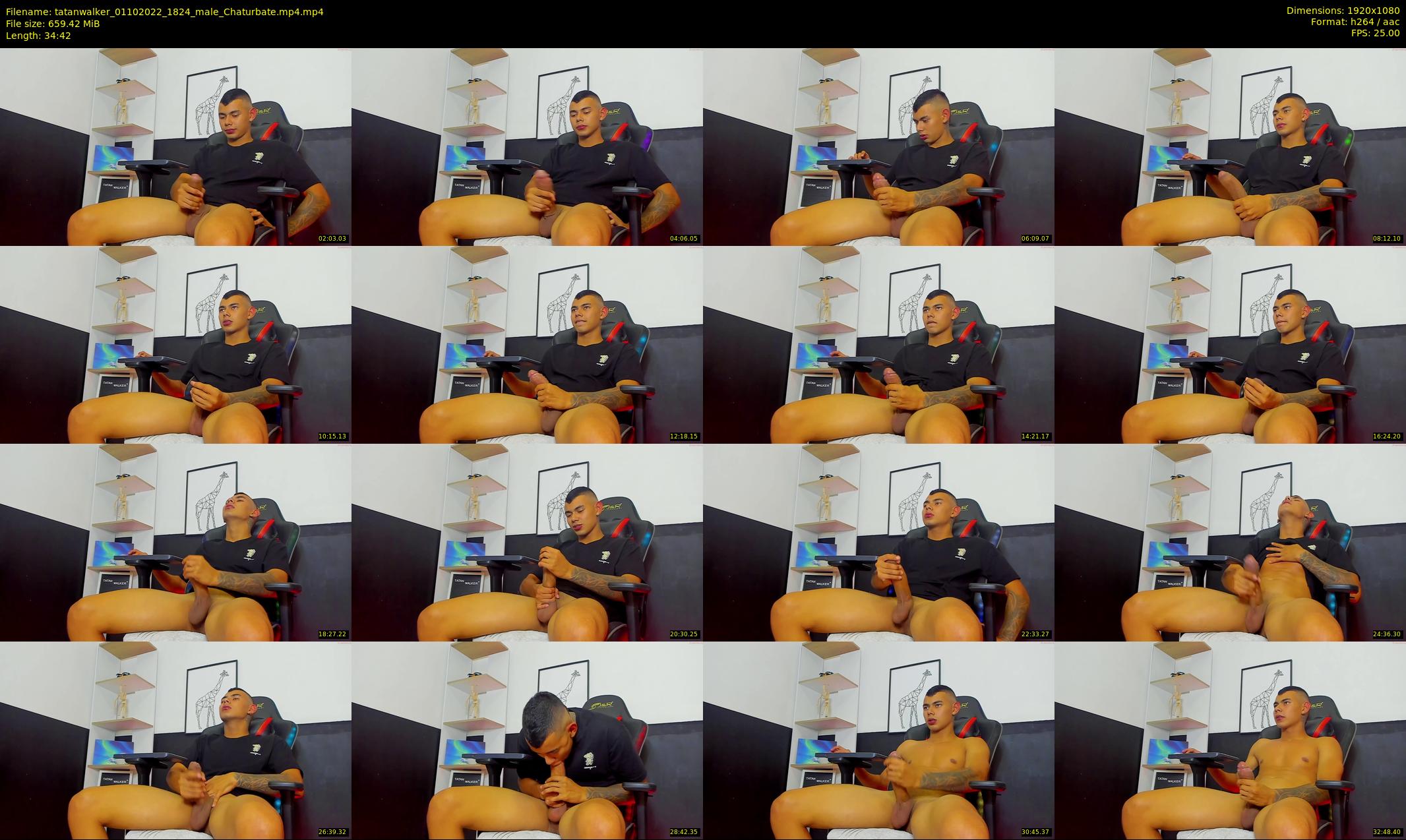 tatanwalker — 35 minute Chaturbate male cam show recording, 1080p, Oct 1, 2022