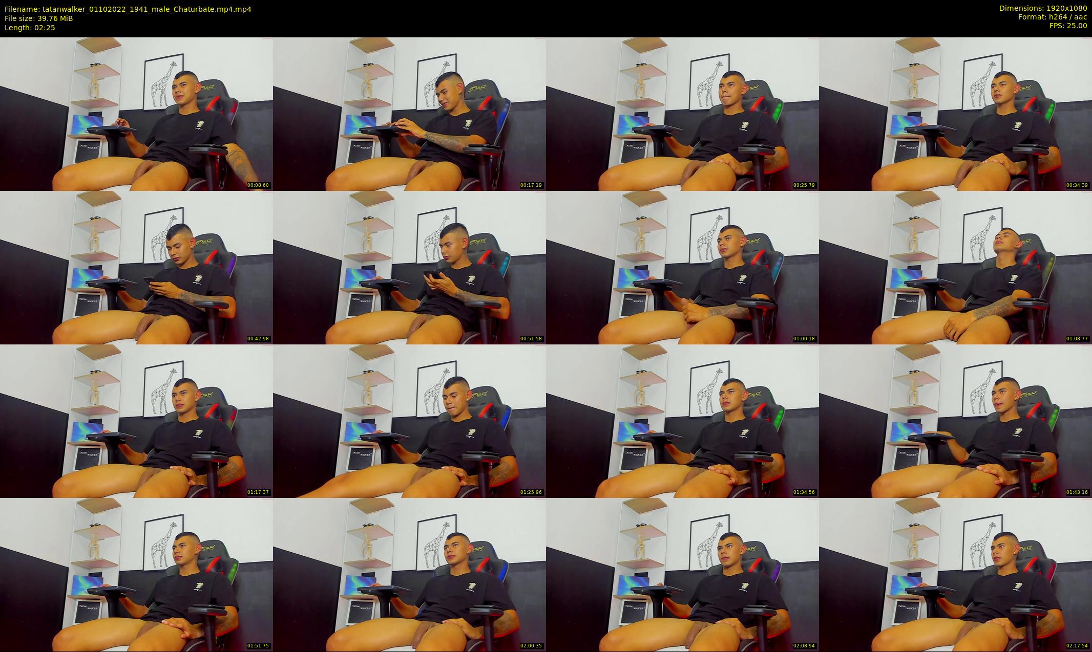 tatanwalker — 3 minute Chaturbate male cam show recording, 1080p, Oct 1, 2022