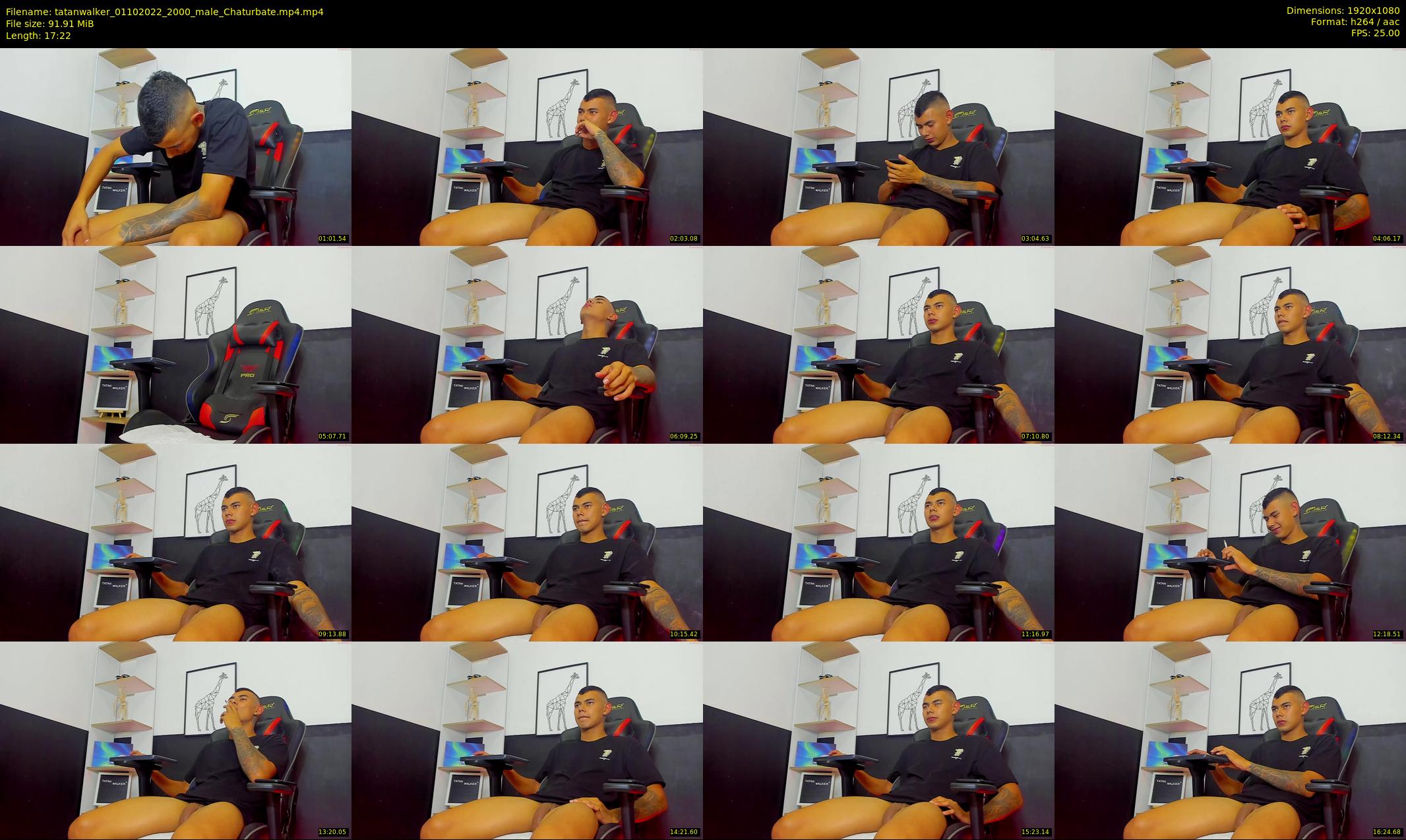 tatanwalker — 18 minute Chaturbate male cam show recording, 1080p, Oct 1, 2022