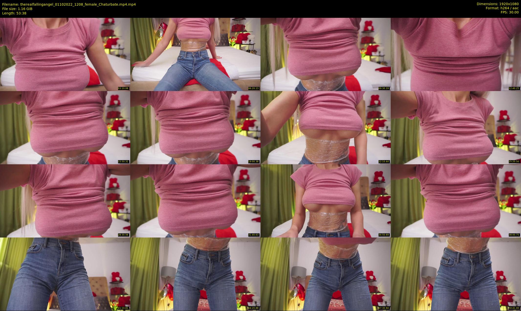 therealfallingangel — 54 minute Chaturbate female cam show recording, 1080p, Oct 1, 2022