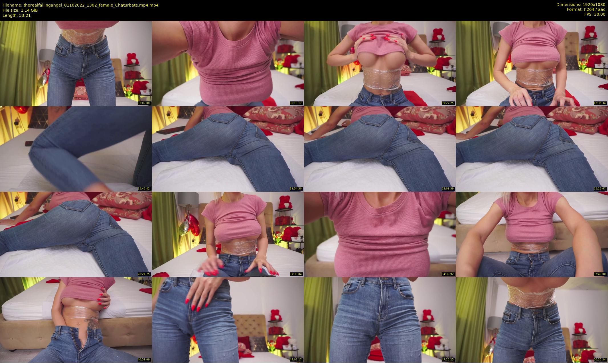 therealfallingangel — 54 minute Chaturbate female cam show recording, 1080p, Oct 1, 2022